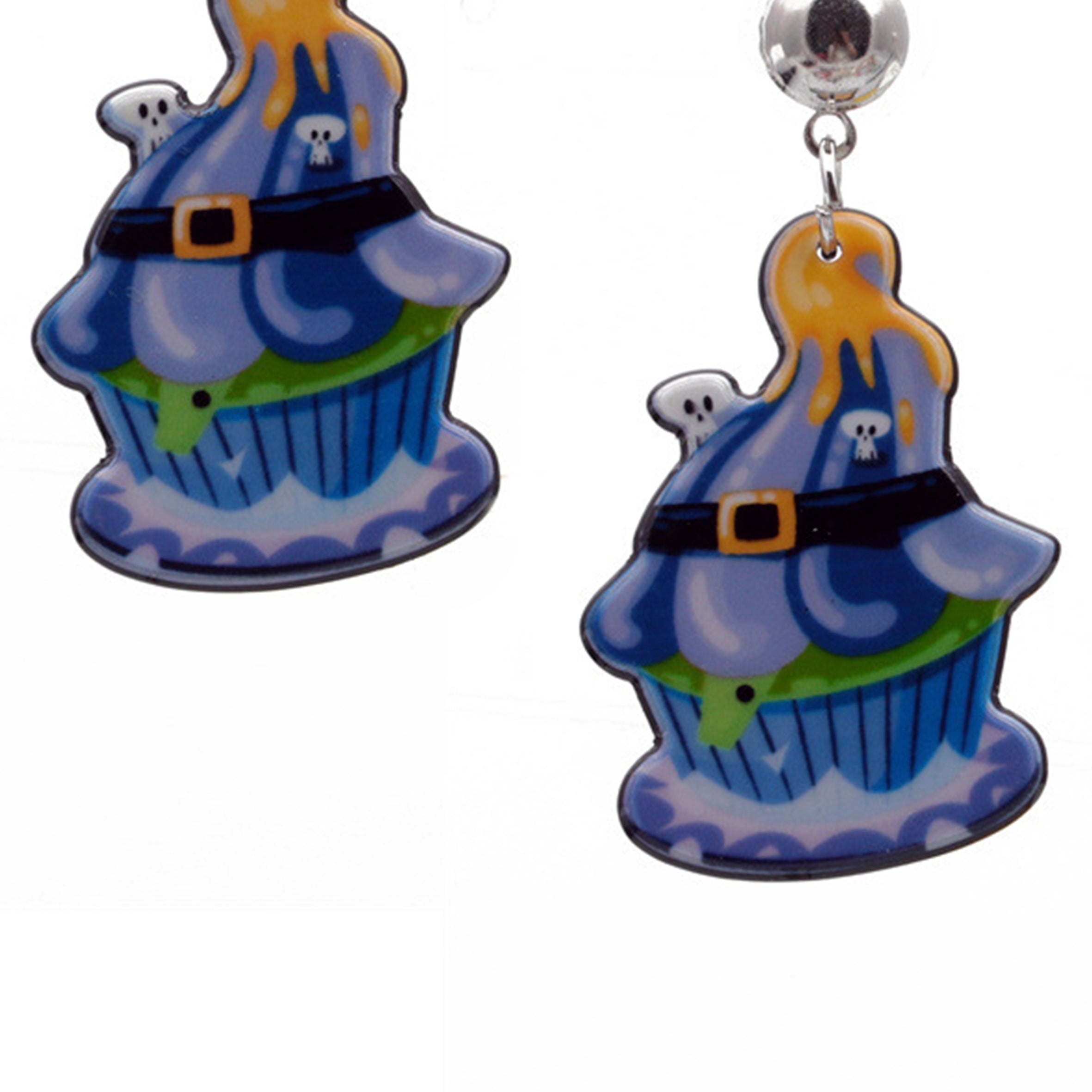Halloween Style Cake Acrylic Earrings E7001