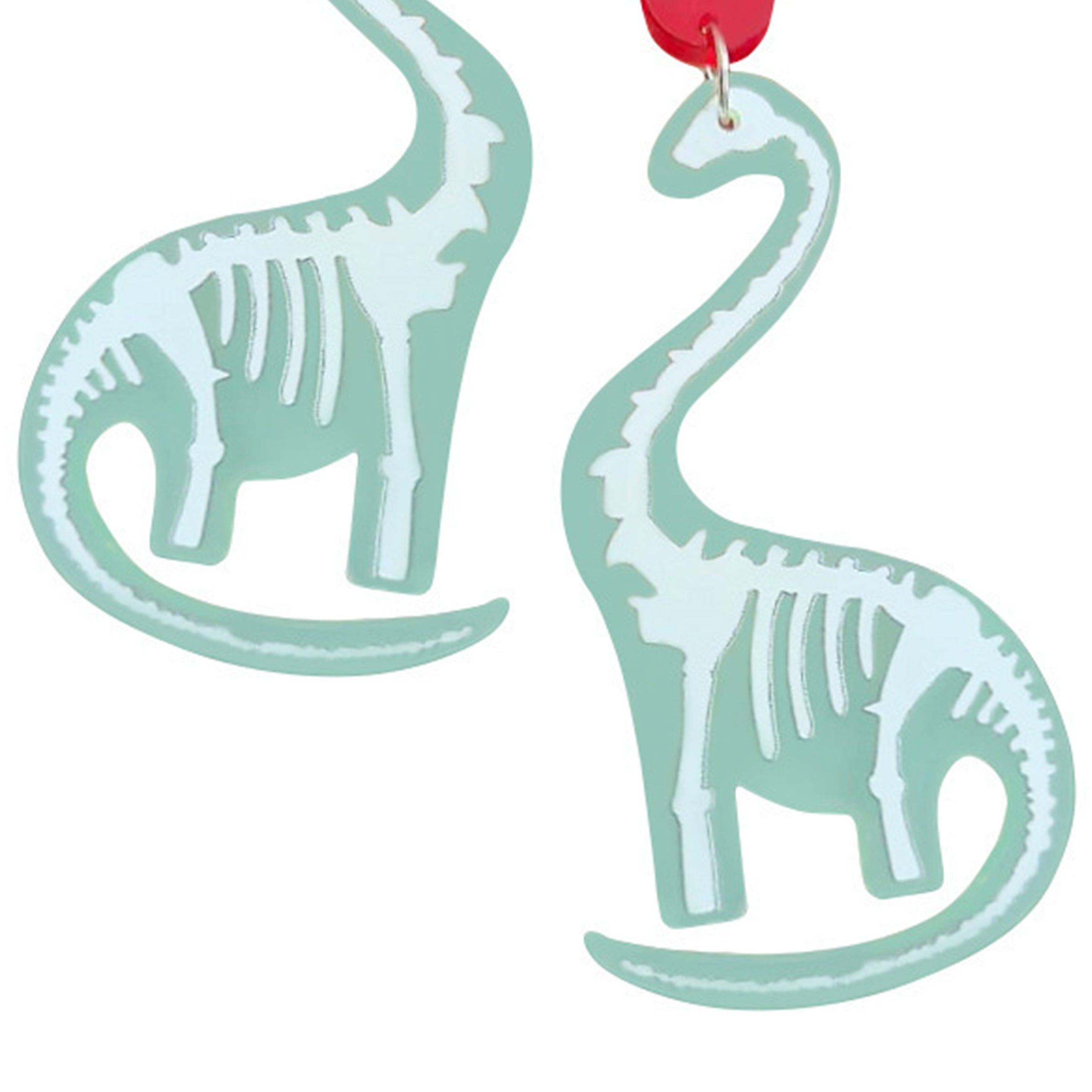 Dinosaur Acrylic Earrings E7735