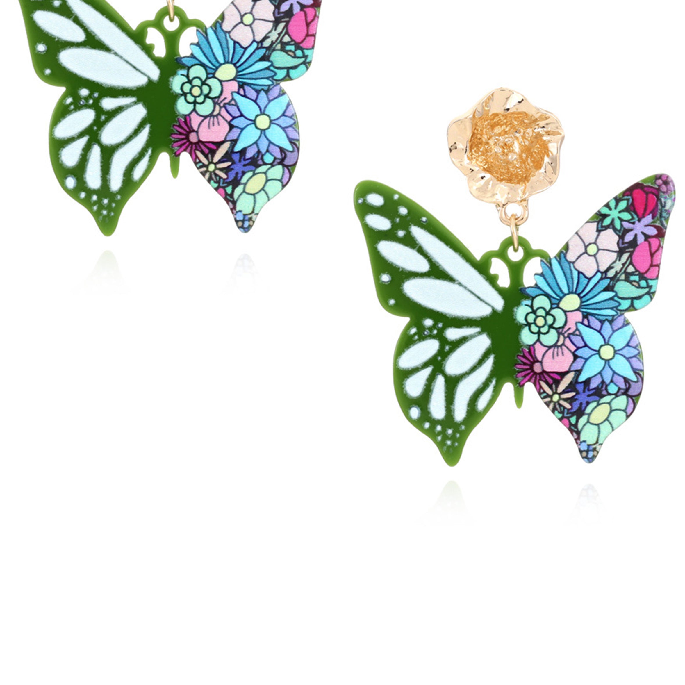 Butterfly Acrylic Earrings E7746