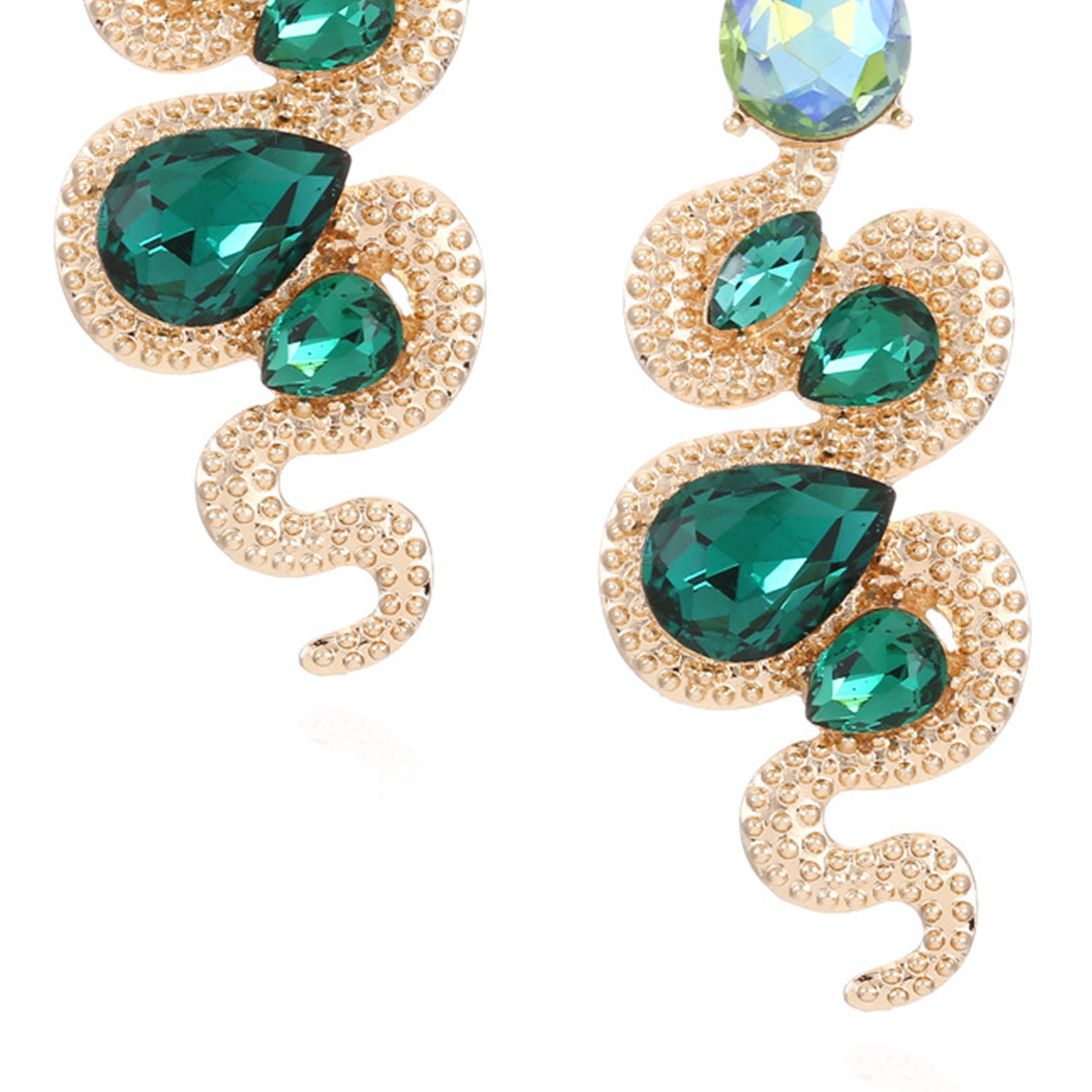 Snake Rhinestone Earrings E7747