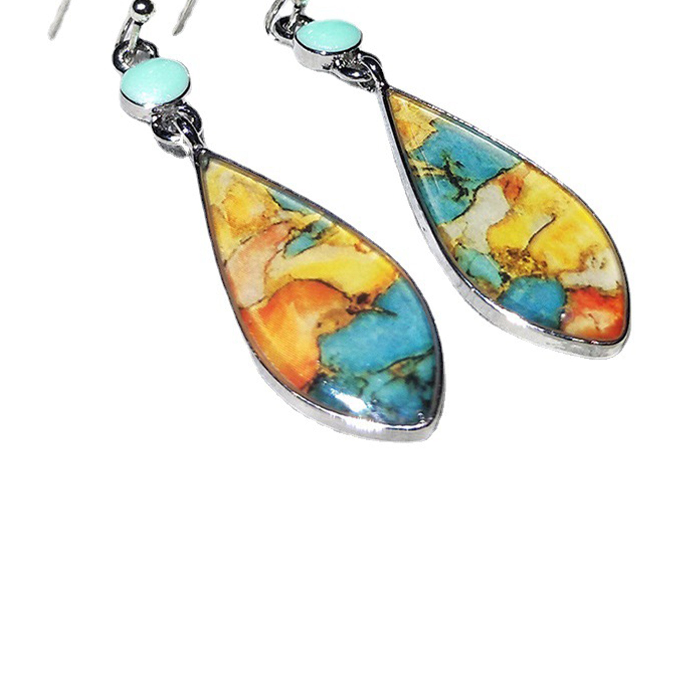 Teardrop Alloy Earrings E7935