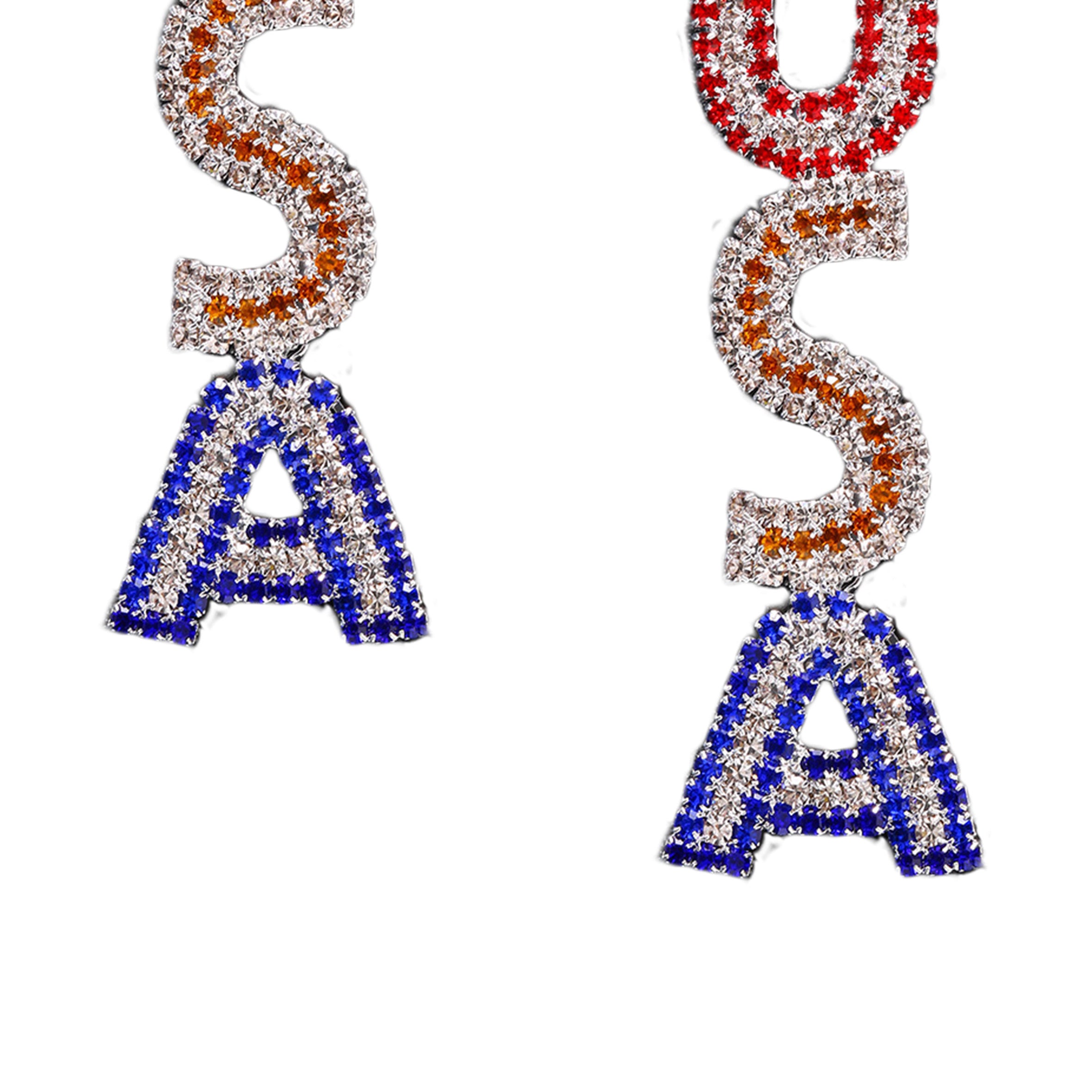 Pendientes de diamantes de imitación de EE. UU. E7982