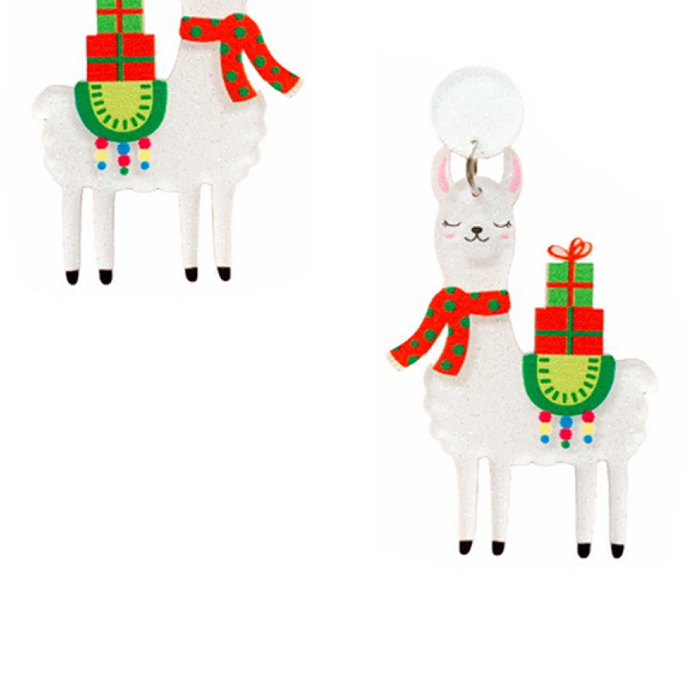 Gift Alpaca Acrylic Earrings E8018