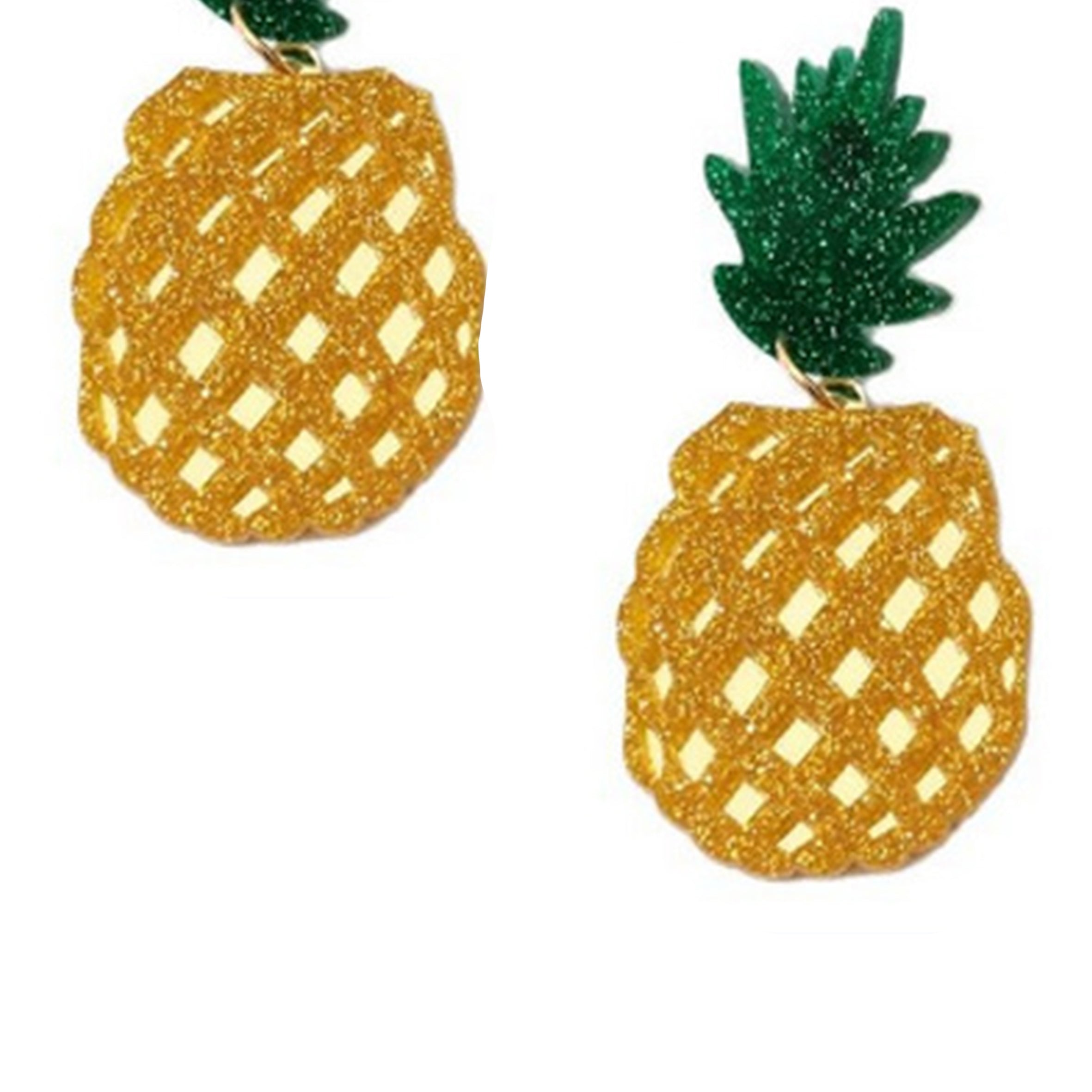 Pineapple Acrylic Earrings E8078