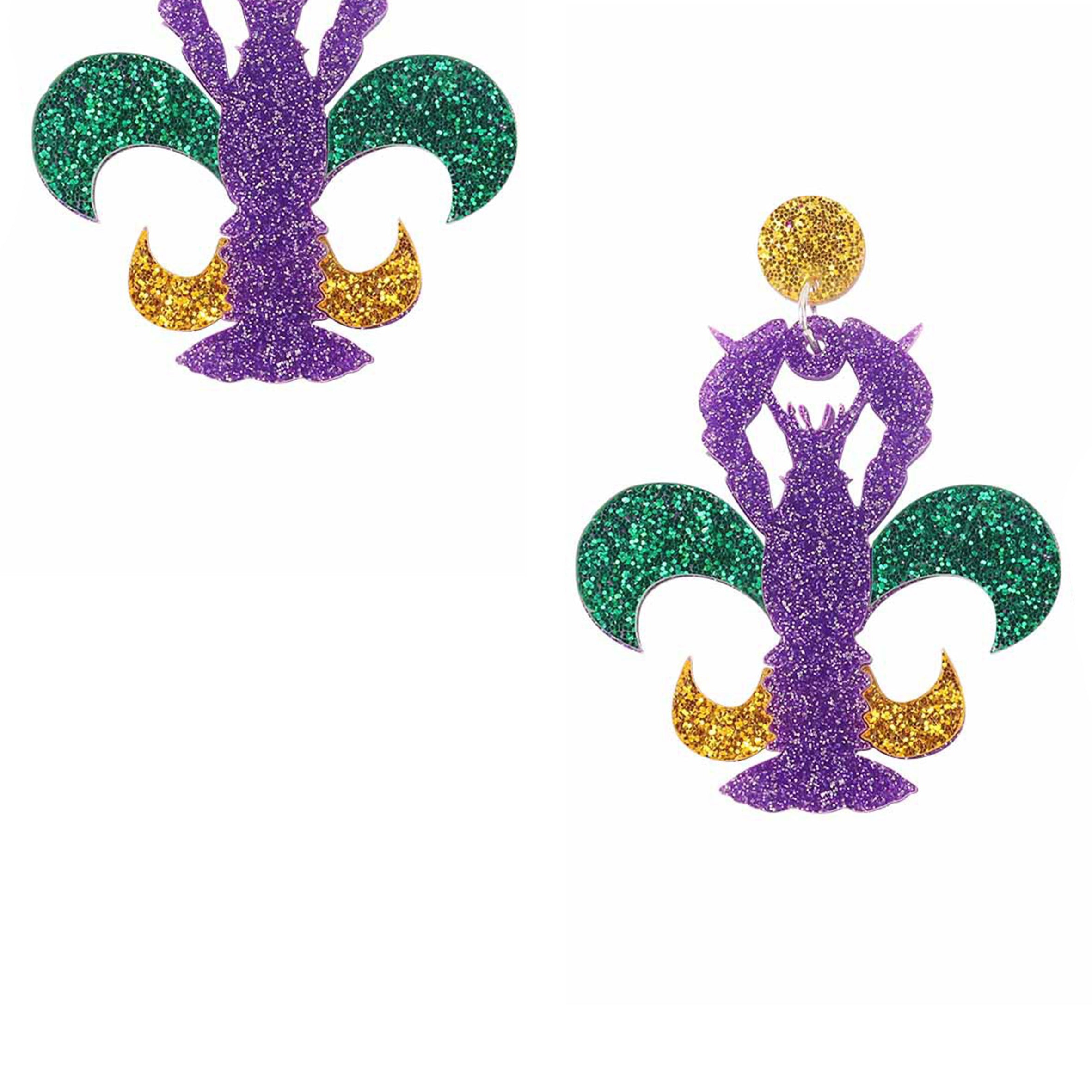 Carnival Acrylic Earrings E8203