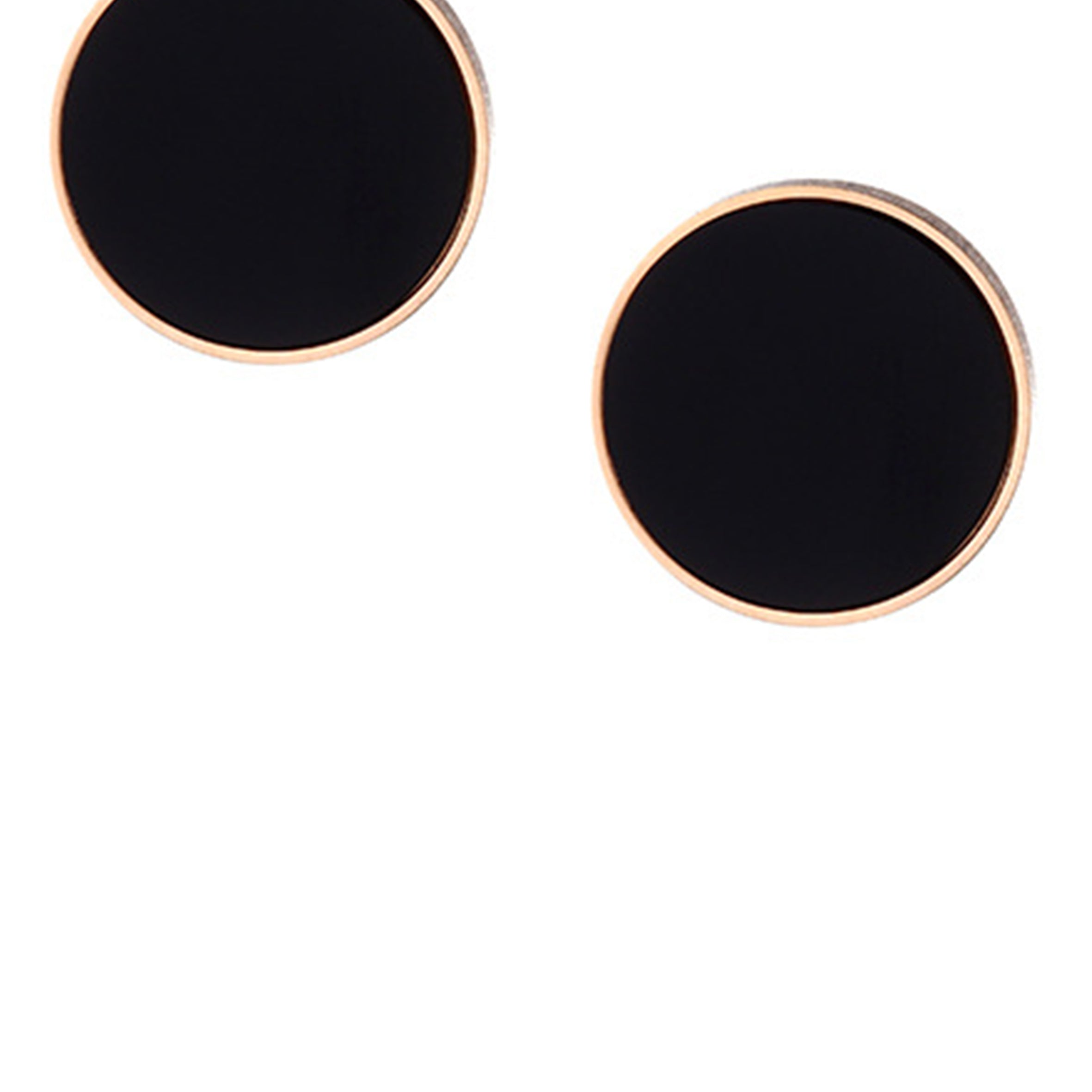 Circle Stainless Steel Stud Earrings E8346