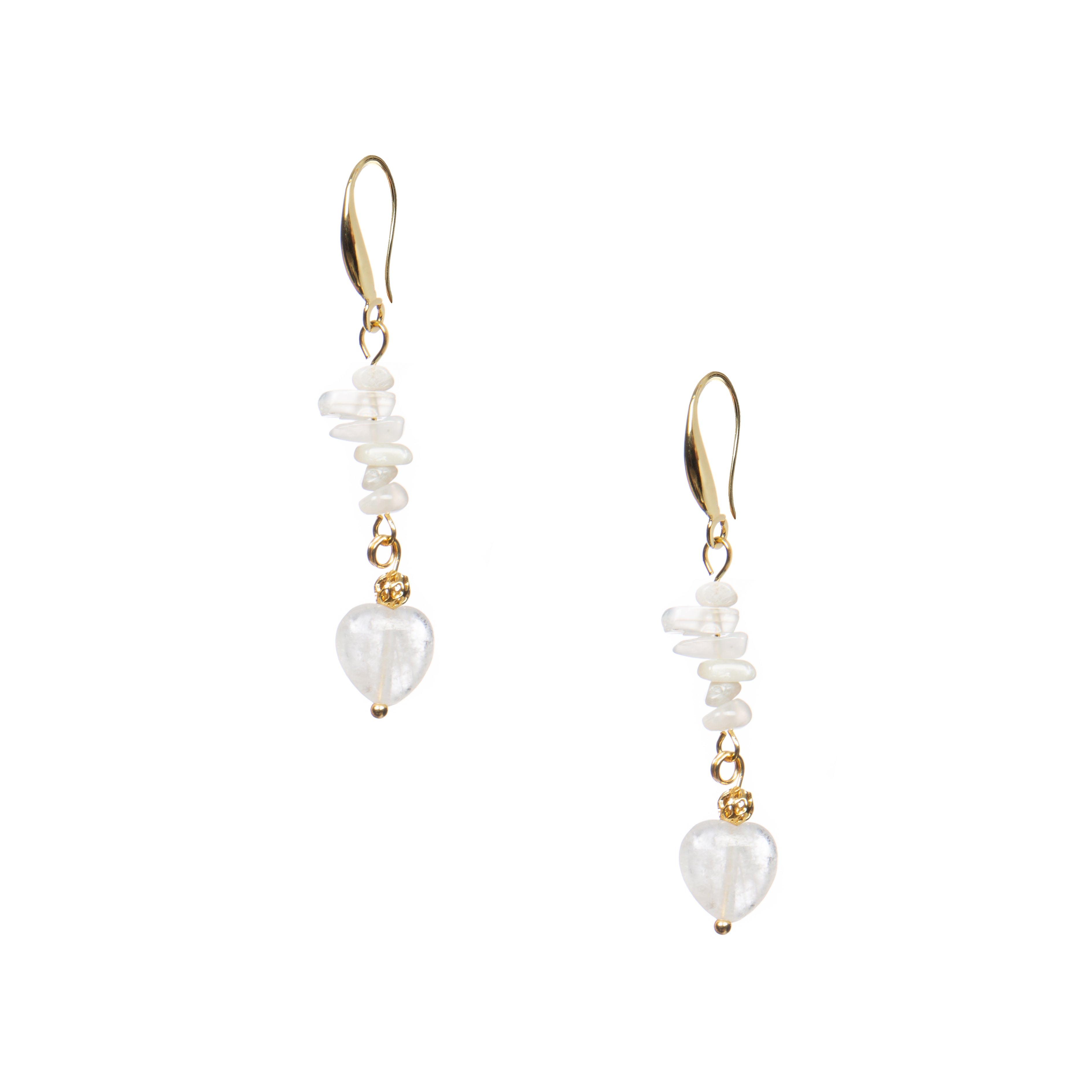 18K Gold Plated Various Stones Earrings E8763