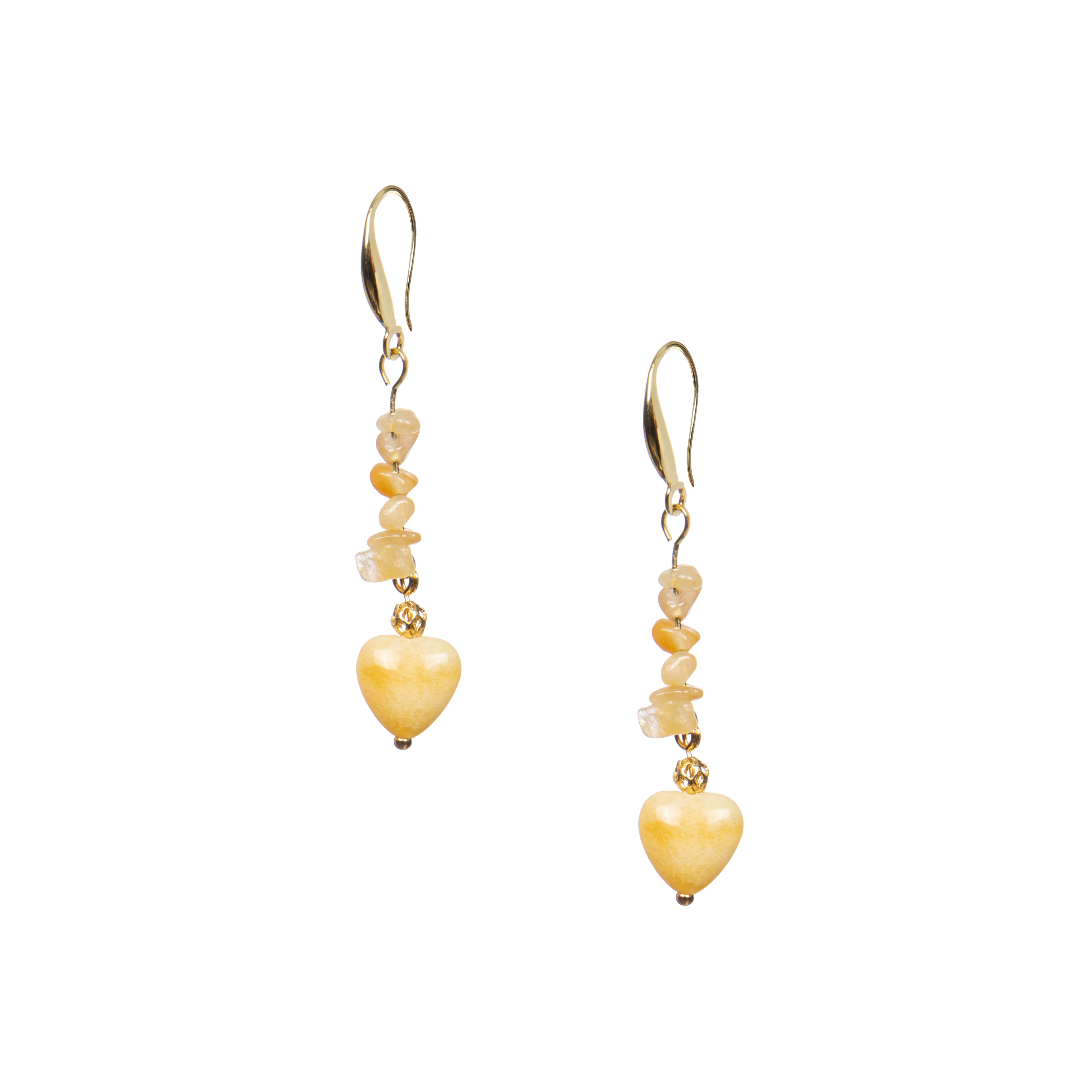 18K Gold Plated Various Stones Earrings E8763