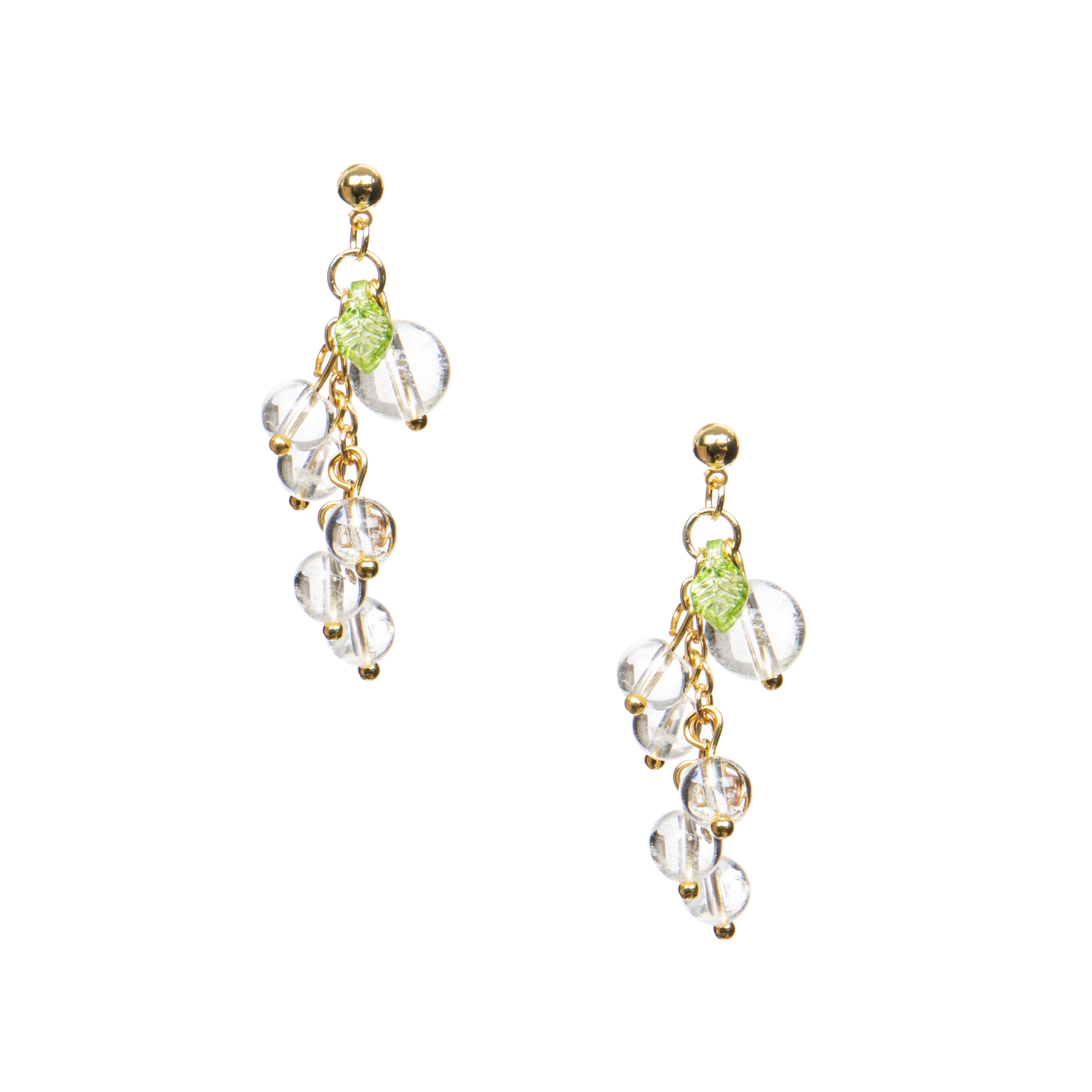 18K Gold Plated Various Stones Earrings E8764
