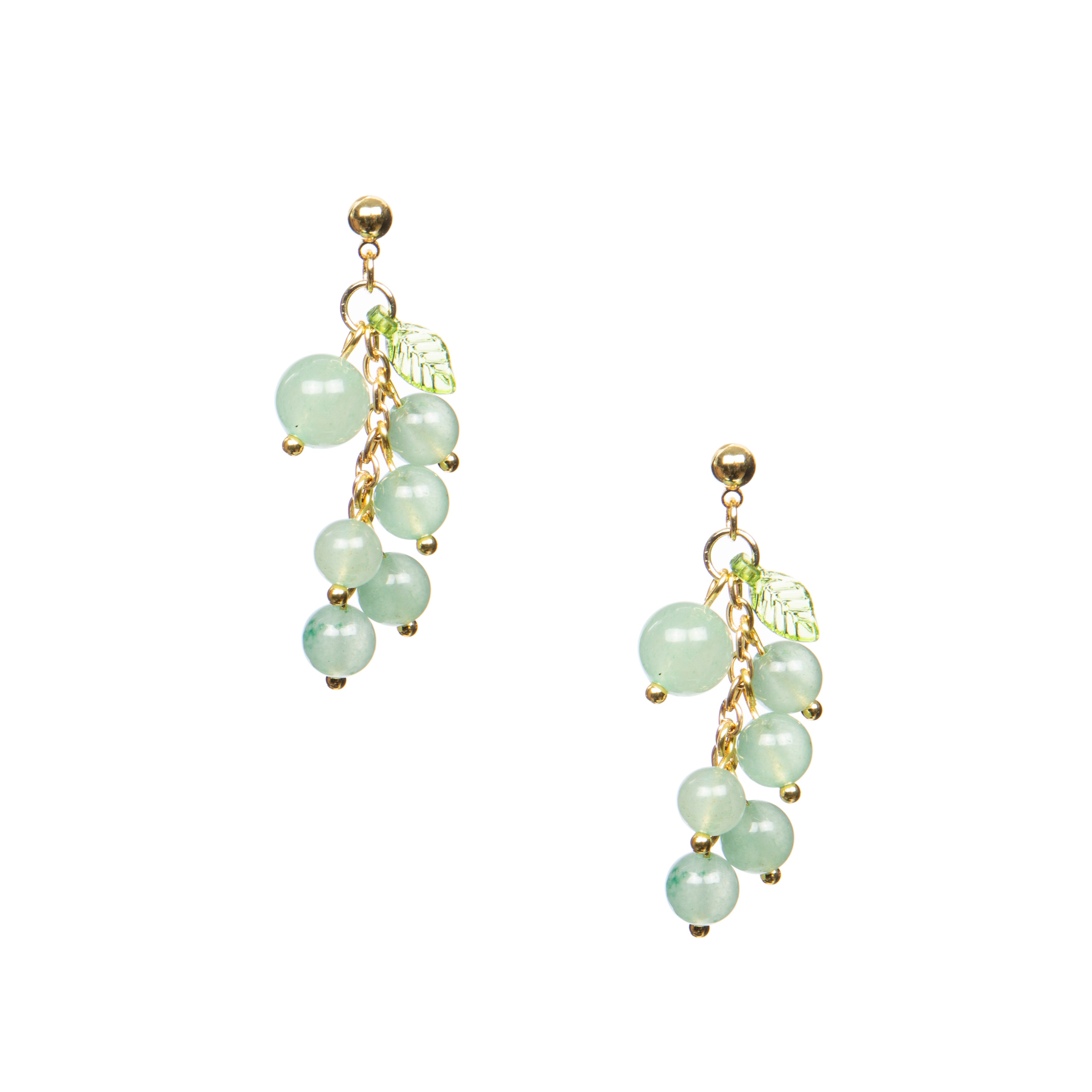 18K Gold Plated Various Stones Earrings E8764