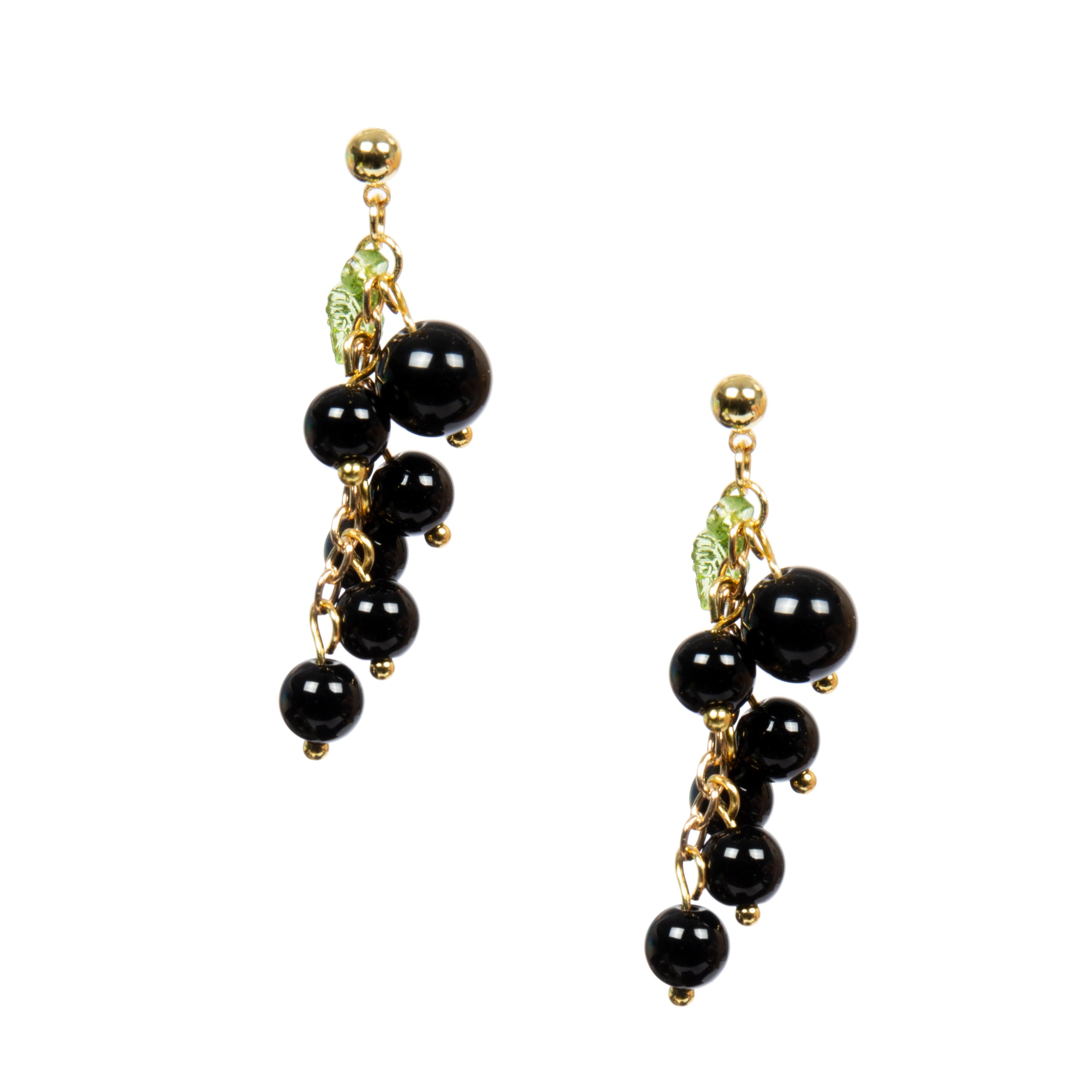18K Gold Plated Various Stones Earrings E8764