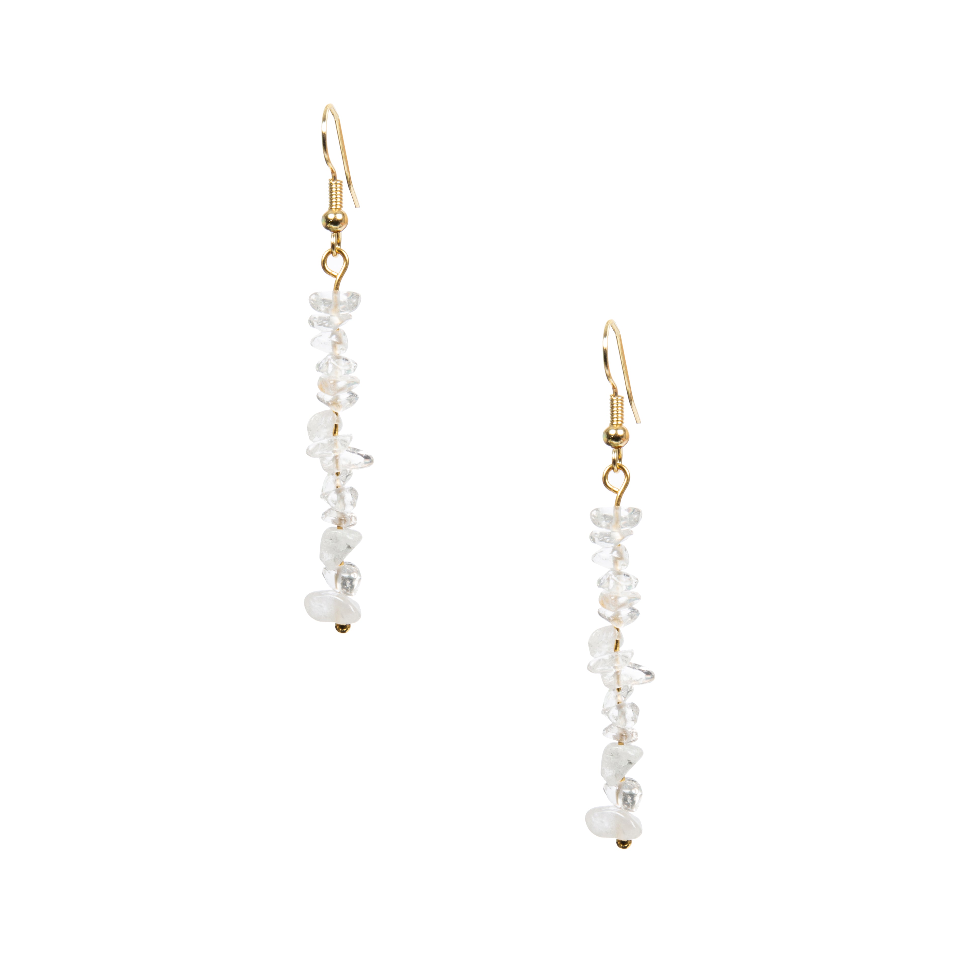 18K Gold Plated Various Stones Earrings E8765