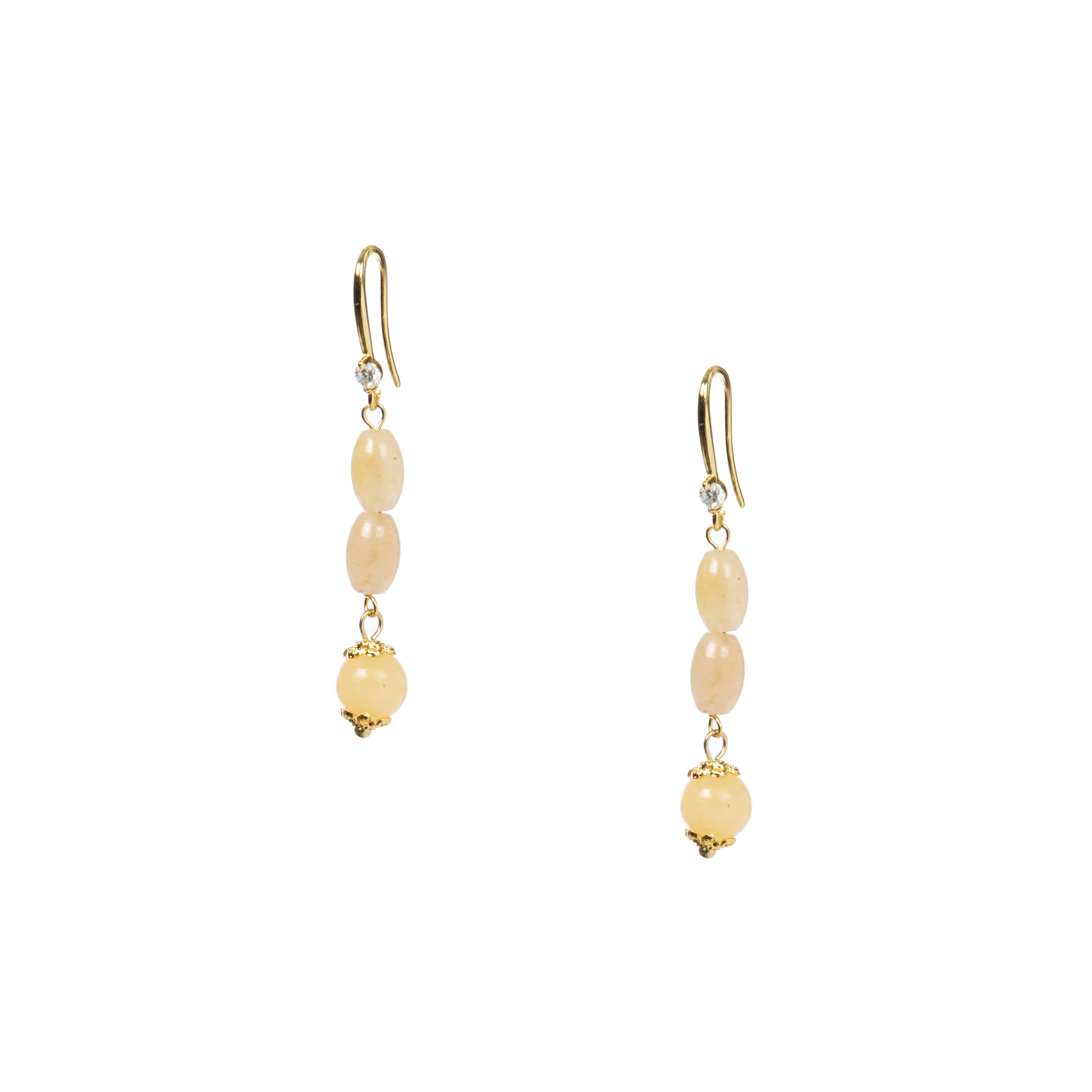 18K Gold Plated Various Stones Earrings E8767