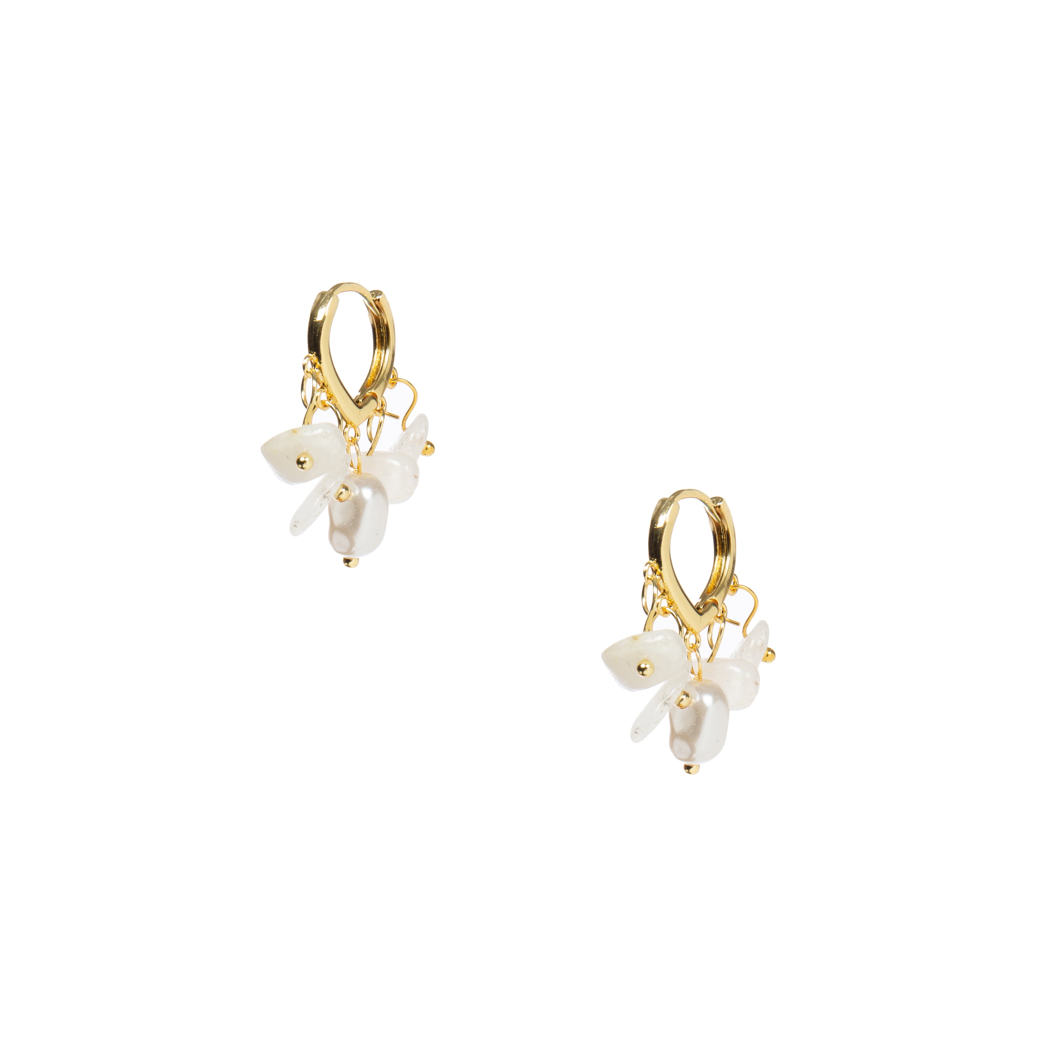 18K Gold Plated Various Stones Earrings E8770