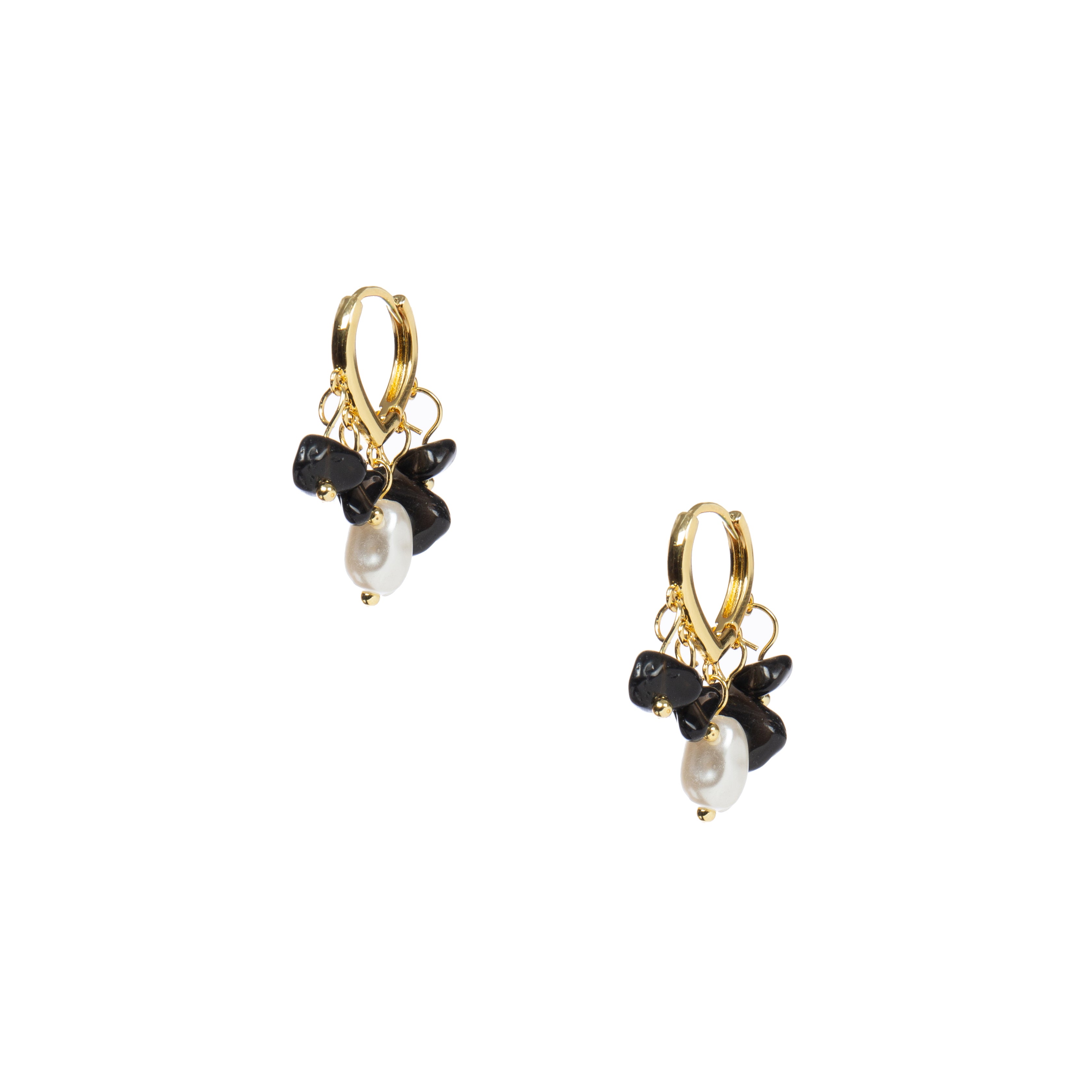 18K Gold Plated Various Stones Earrings E8770
