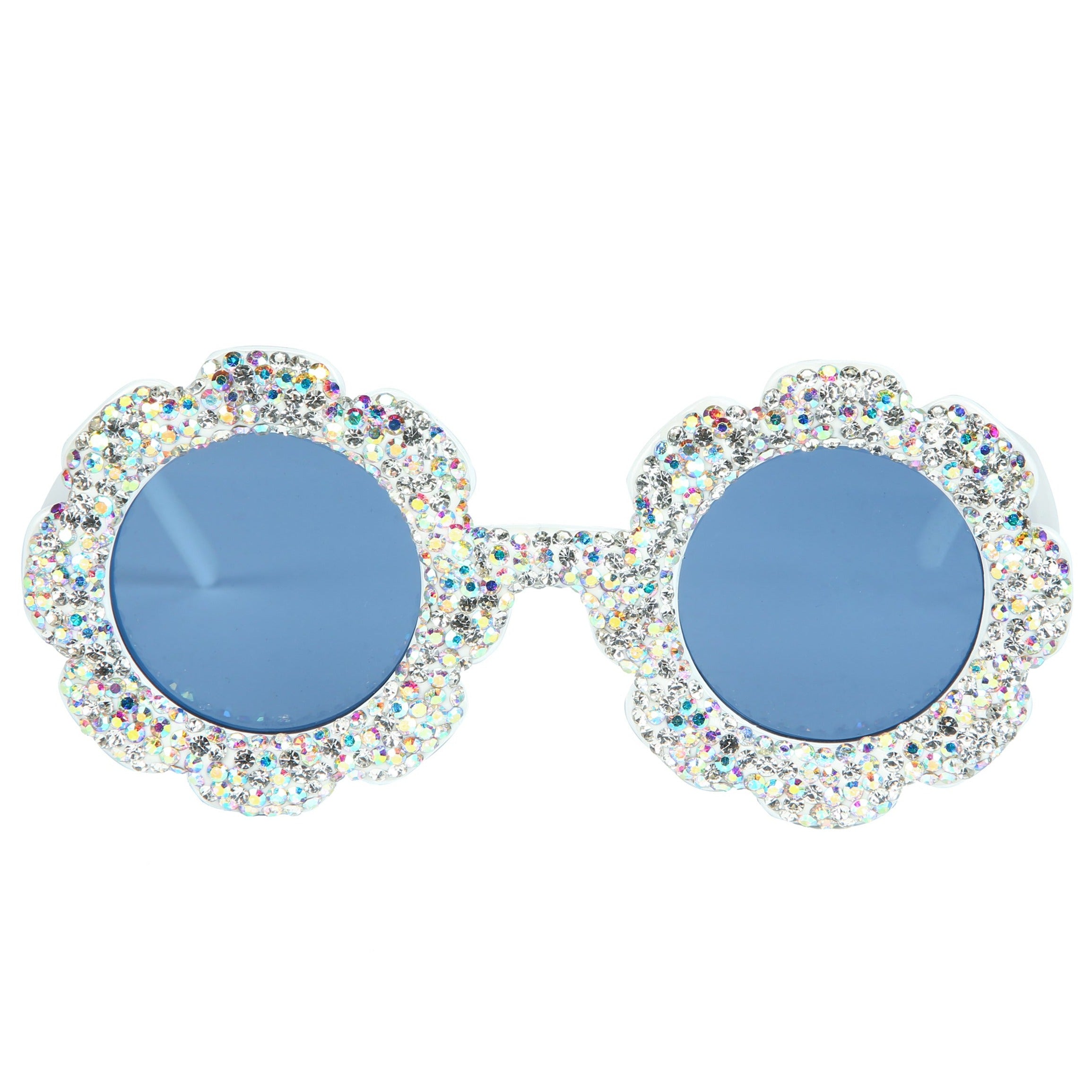 Handmade Flower Rhinestone Kids Sunglasses G0308