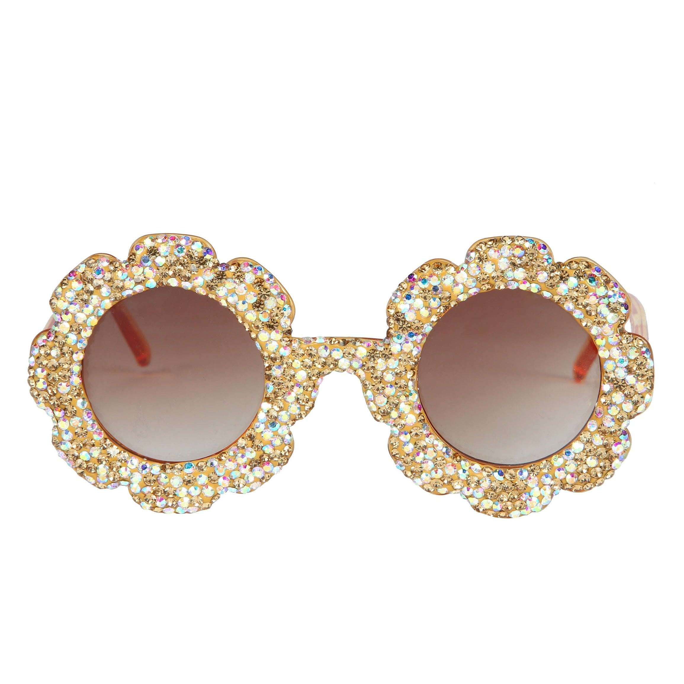 Handmade Flower Rhinestone Kids Sunglasses G0308