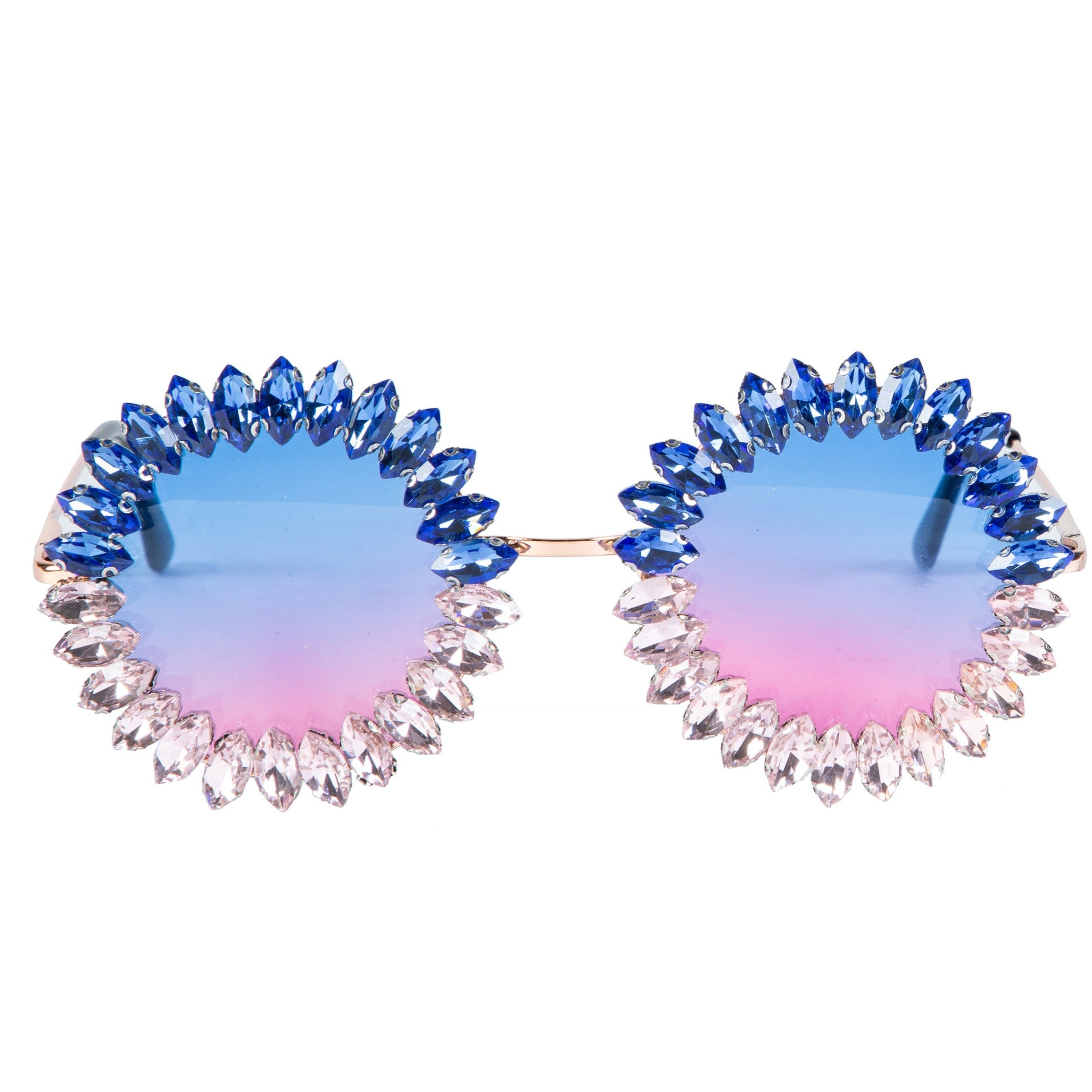 Handmade Sunflower Rhinestone Sunglasses G0380