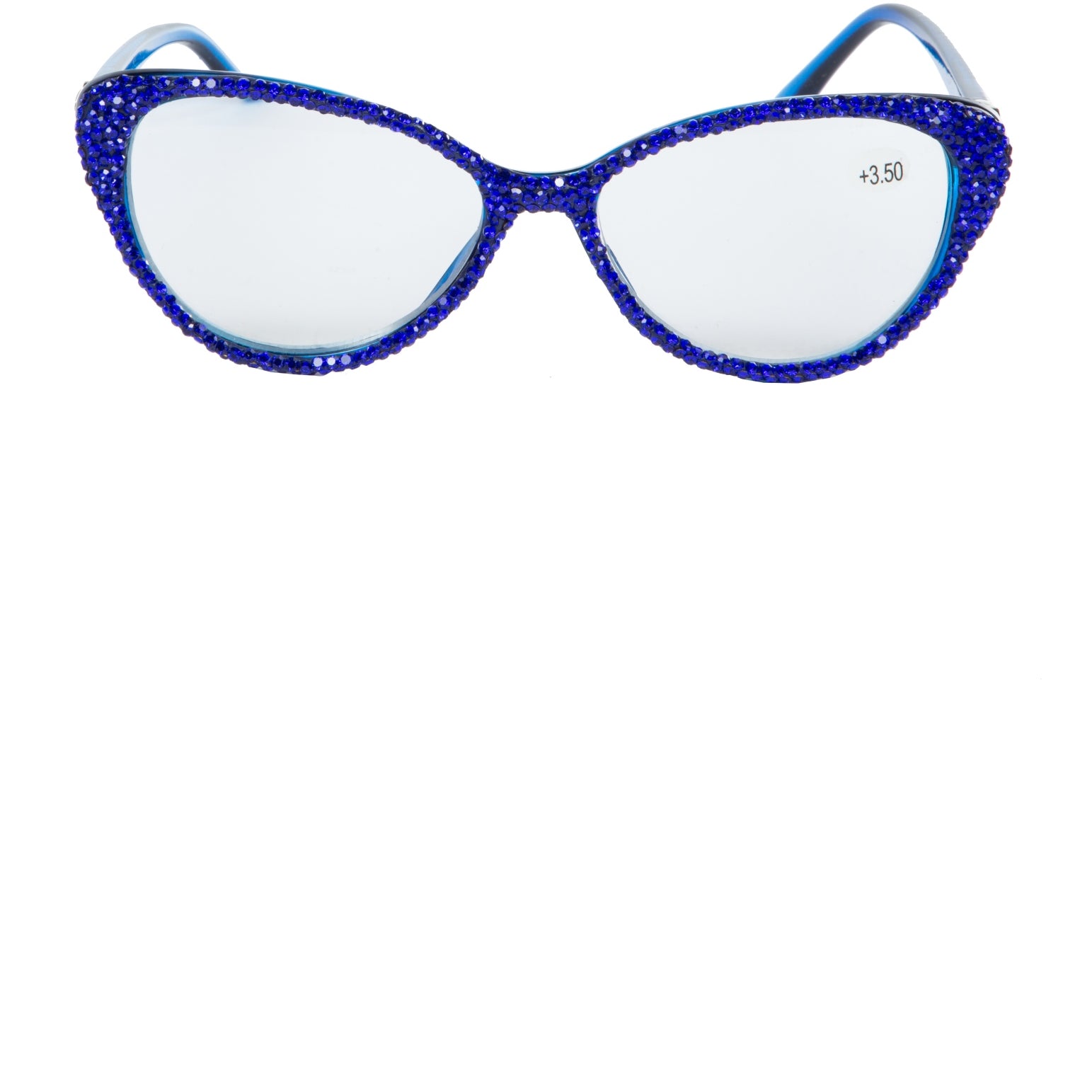 Handmade Rhinestone Presbyopic Glasses G0399-Blue