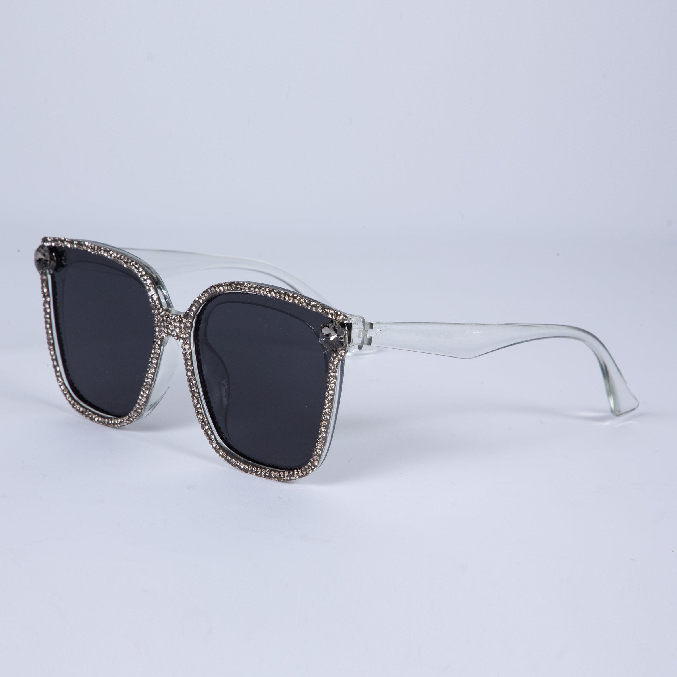 Handmade Rhinestone Square Sunglasses G0460