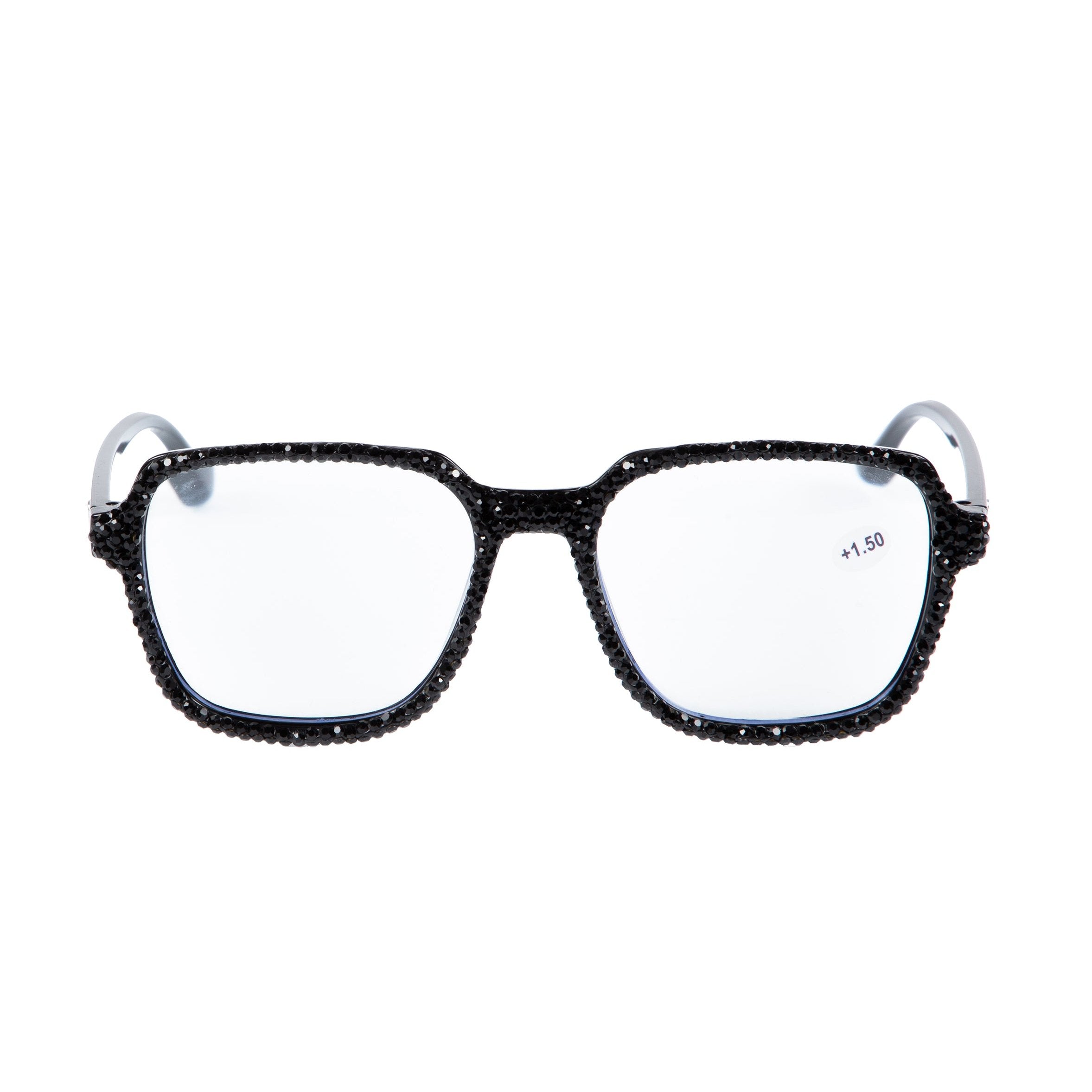 Handmade Rhinestone Round Reader G0464