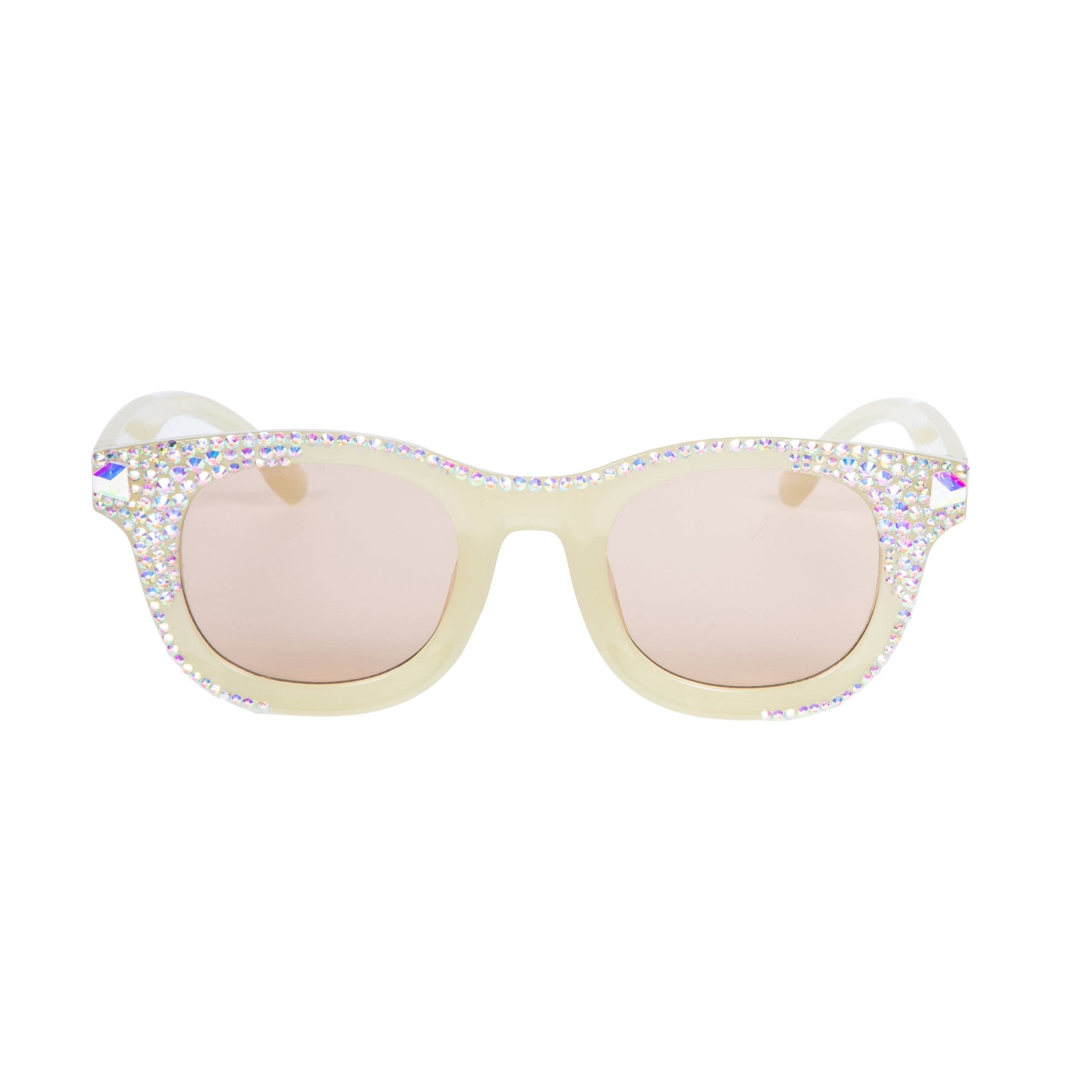 Handmade Rhinestone Round Sunglasses G0487