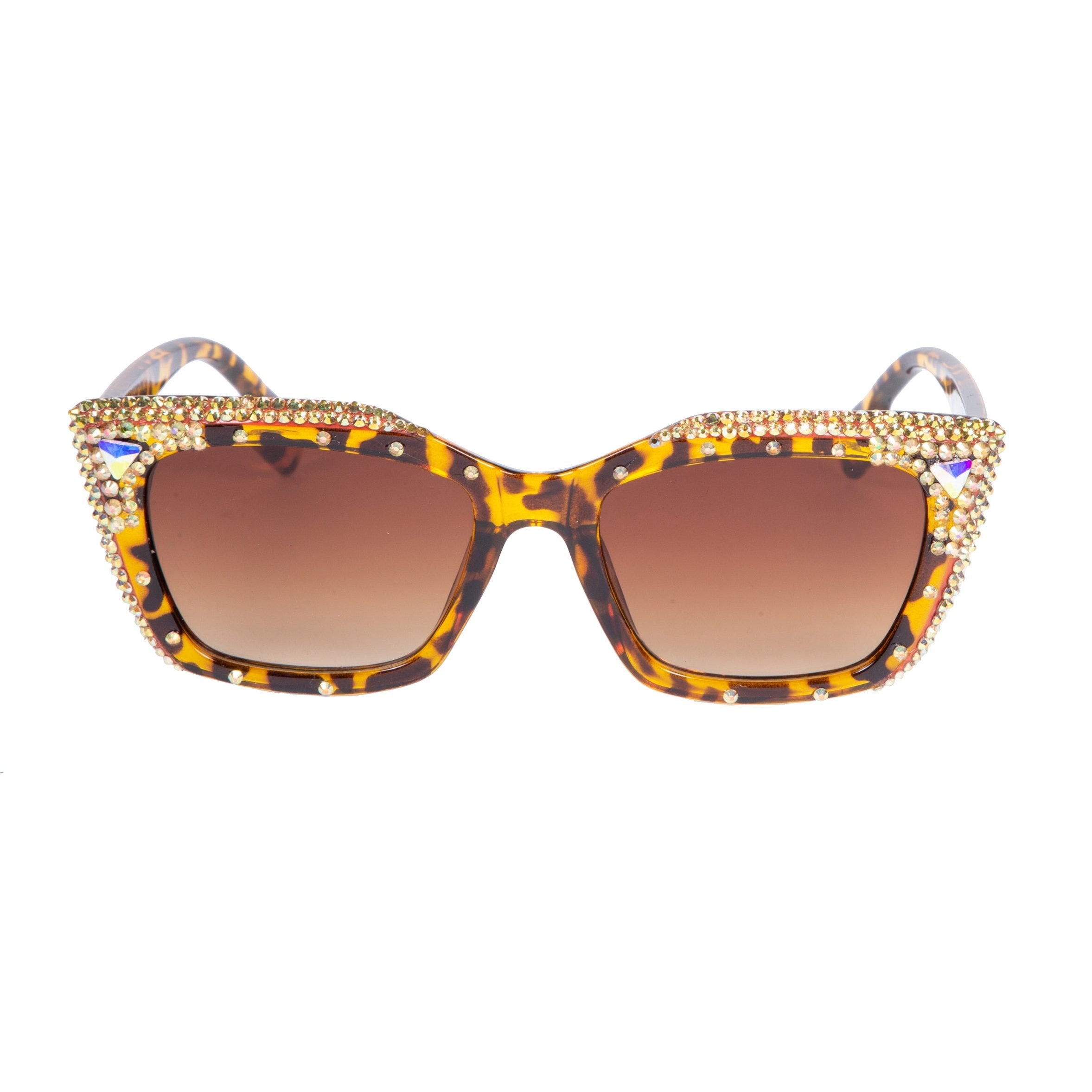 Handmade Square Rhinestone Sunglasses G0503