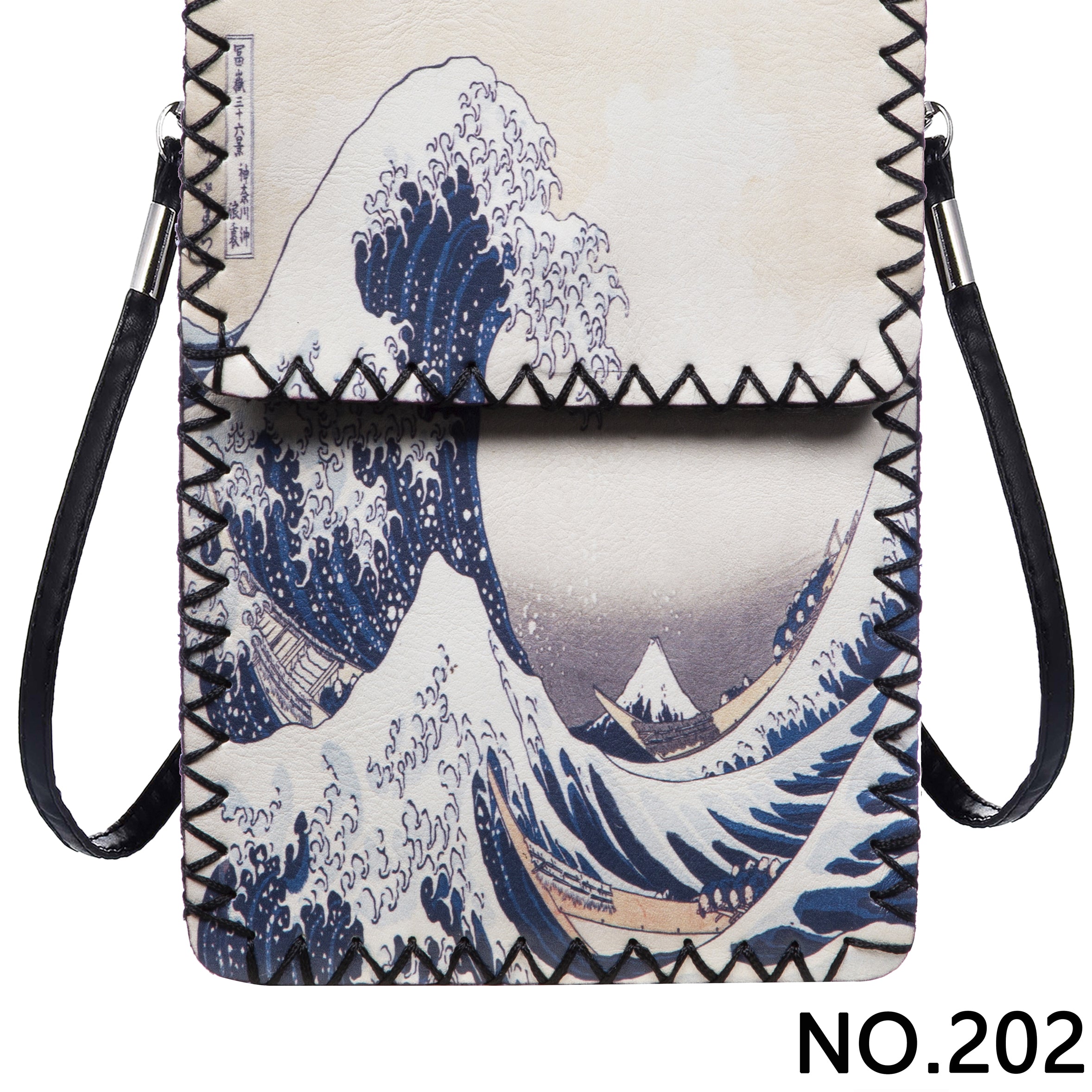 The Great Wave Printed Crossbody HB0580 - NO.202