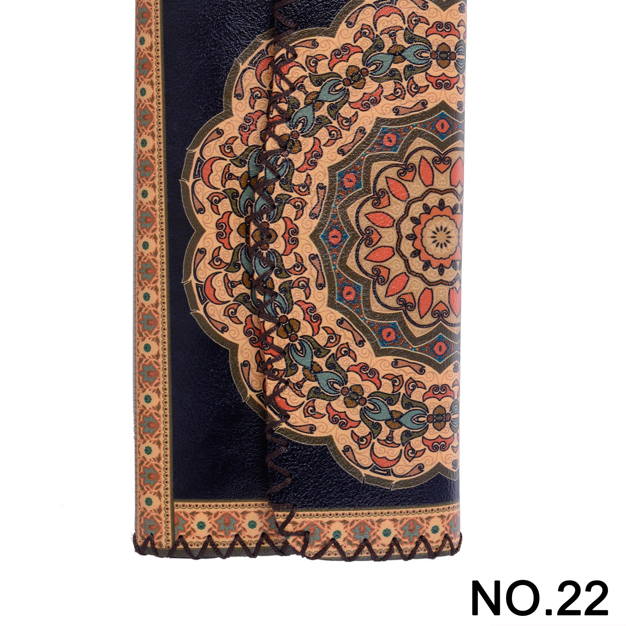 Ethnic Print Hand Stitch Wallet HB0582 -NO.22