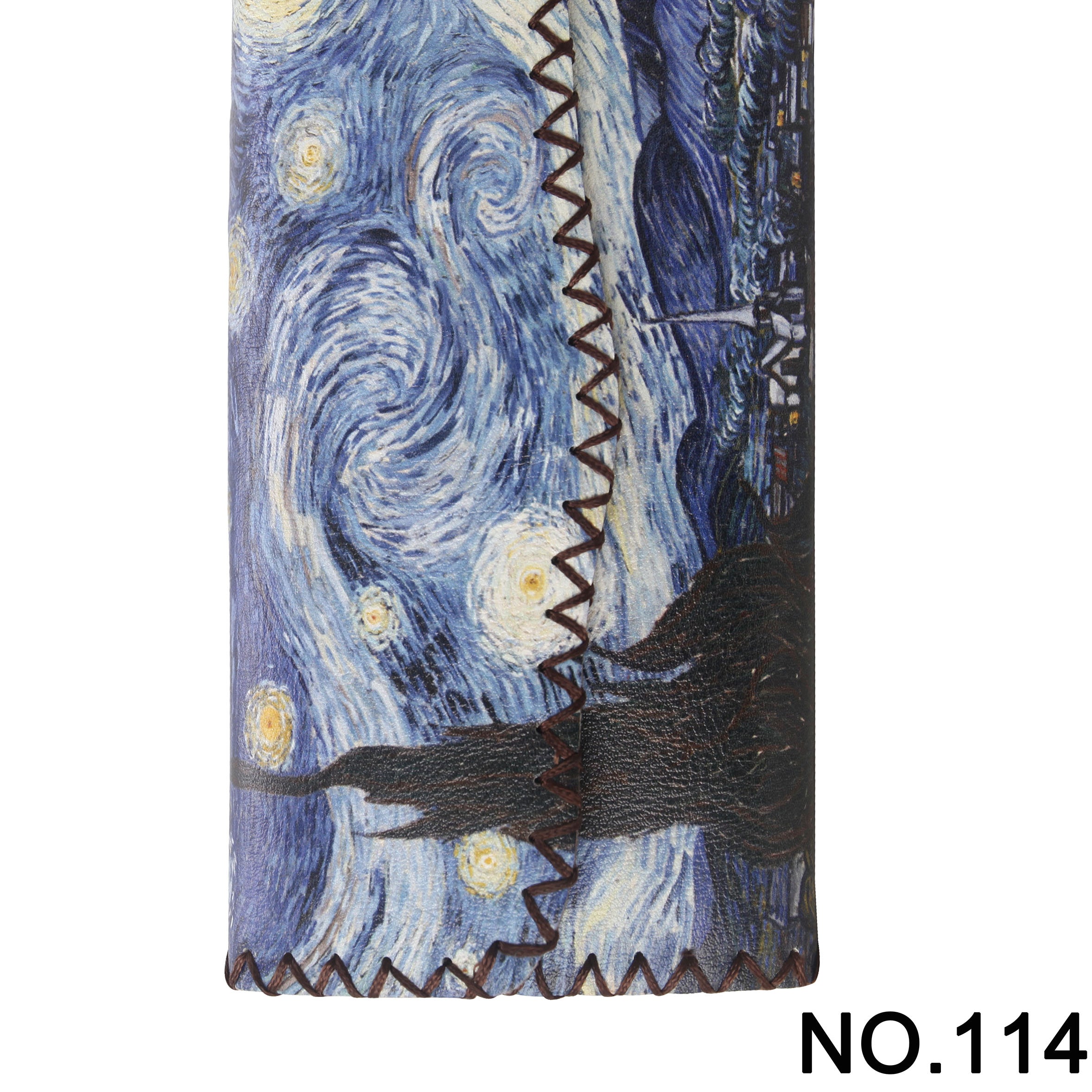 Starry Night Print Hand Stitch Wallet HB0582 - NO.114