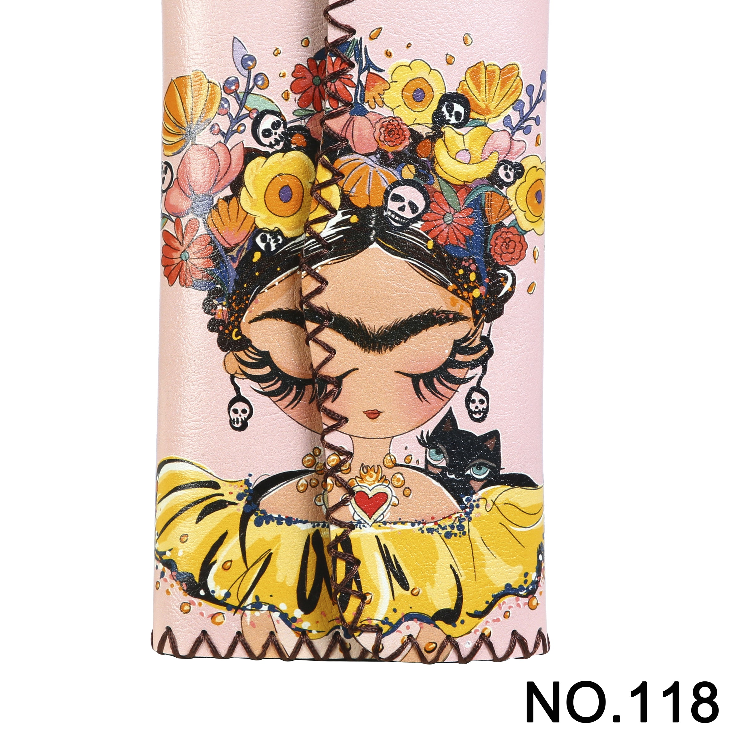 Cartera con estampado de niña con flores HB0582 - N.º 118