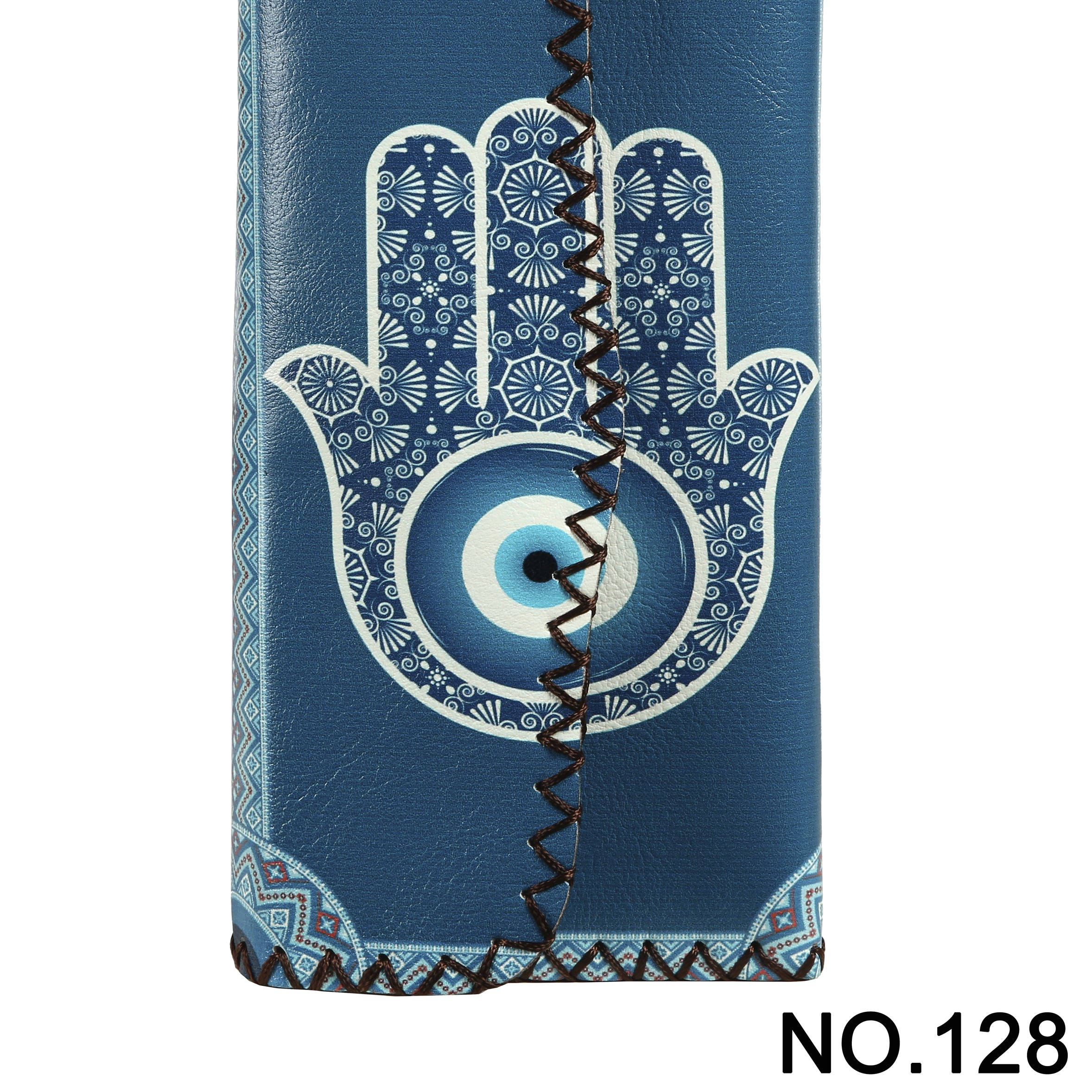 Cartera con estampado de mal de ojo de palma HB0582 - N.º 128