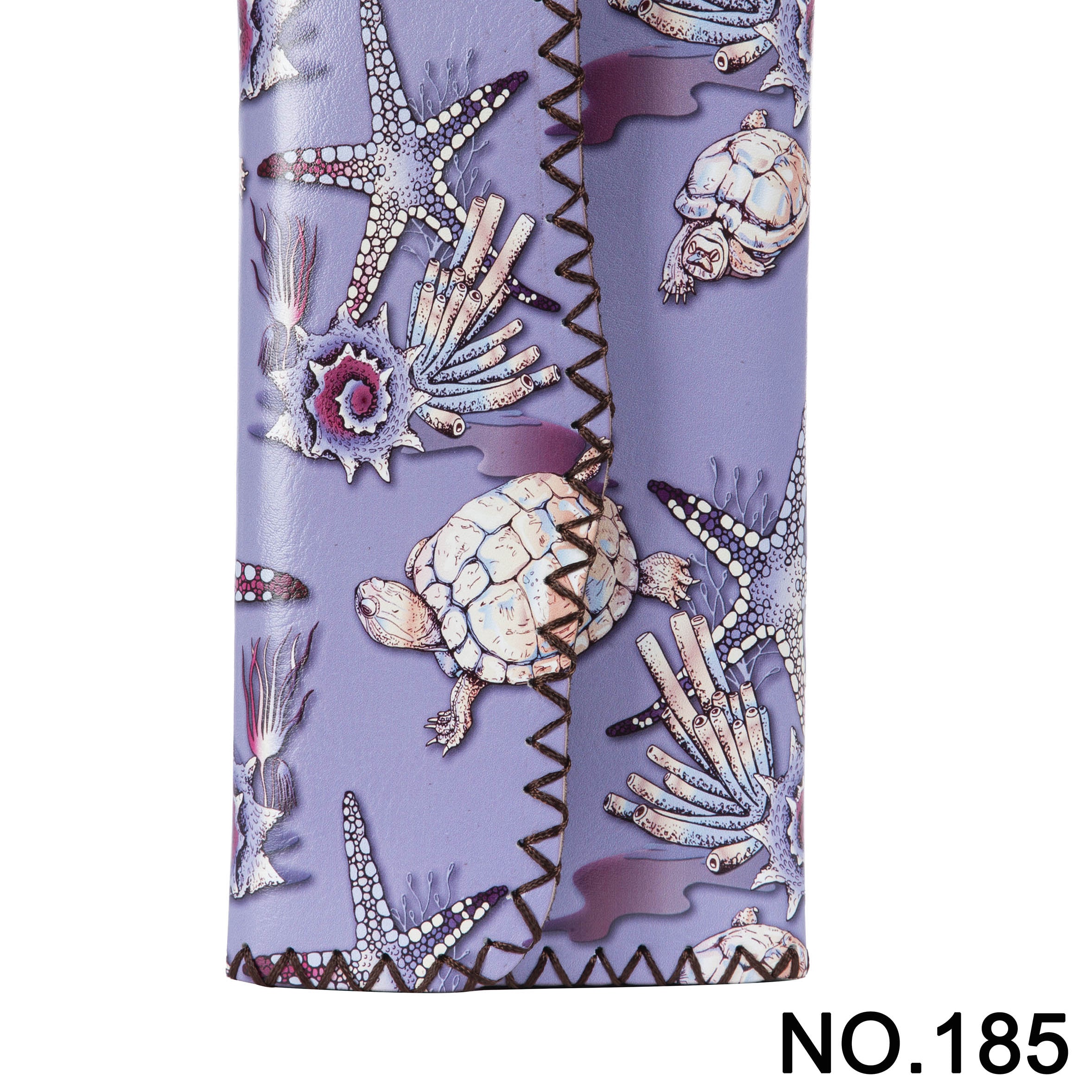 Sealife Print Hand Stitch Wallet HB0582 - NO.185PU