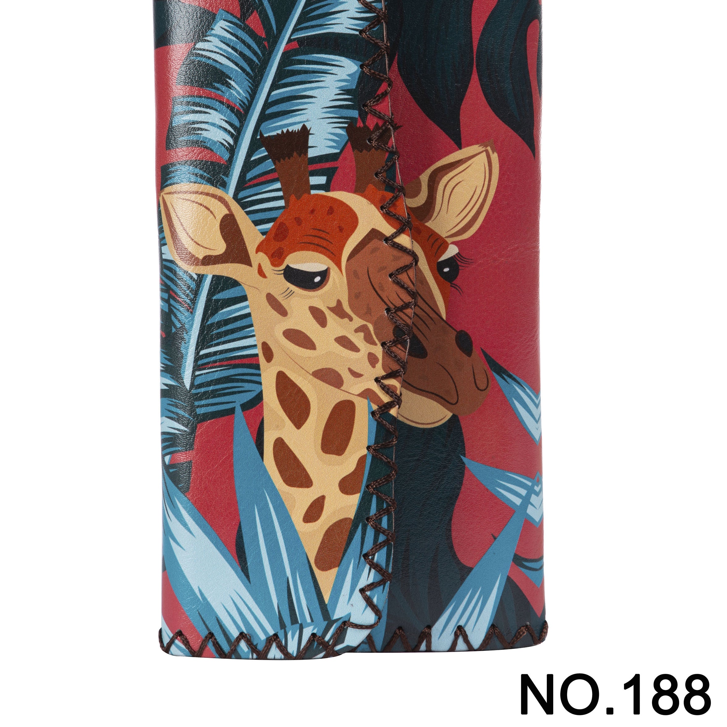 Cartera con estampado de jirafas y flores HB0582 - N.º 188
