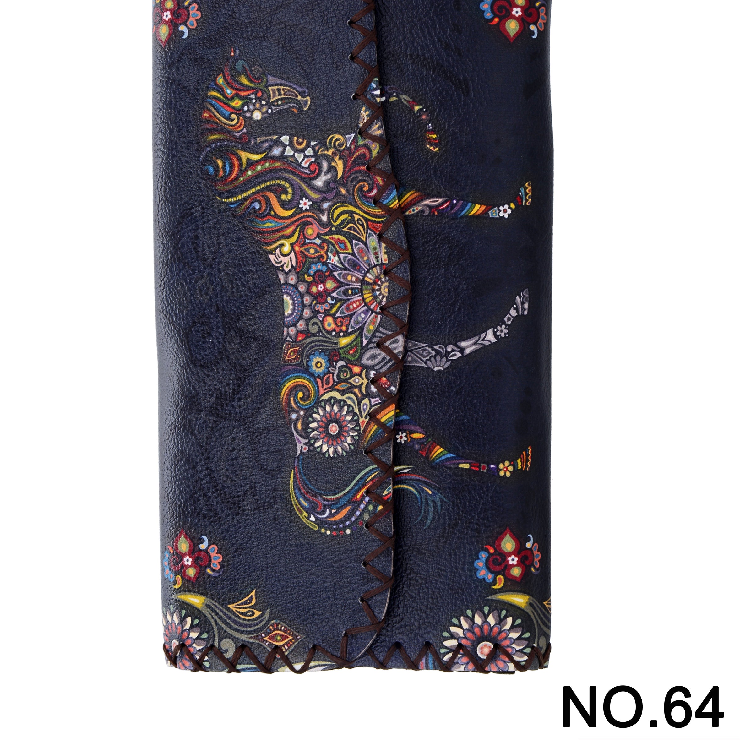 Horse Print Hand Stitch Wallet HB0582 - NO.64