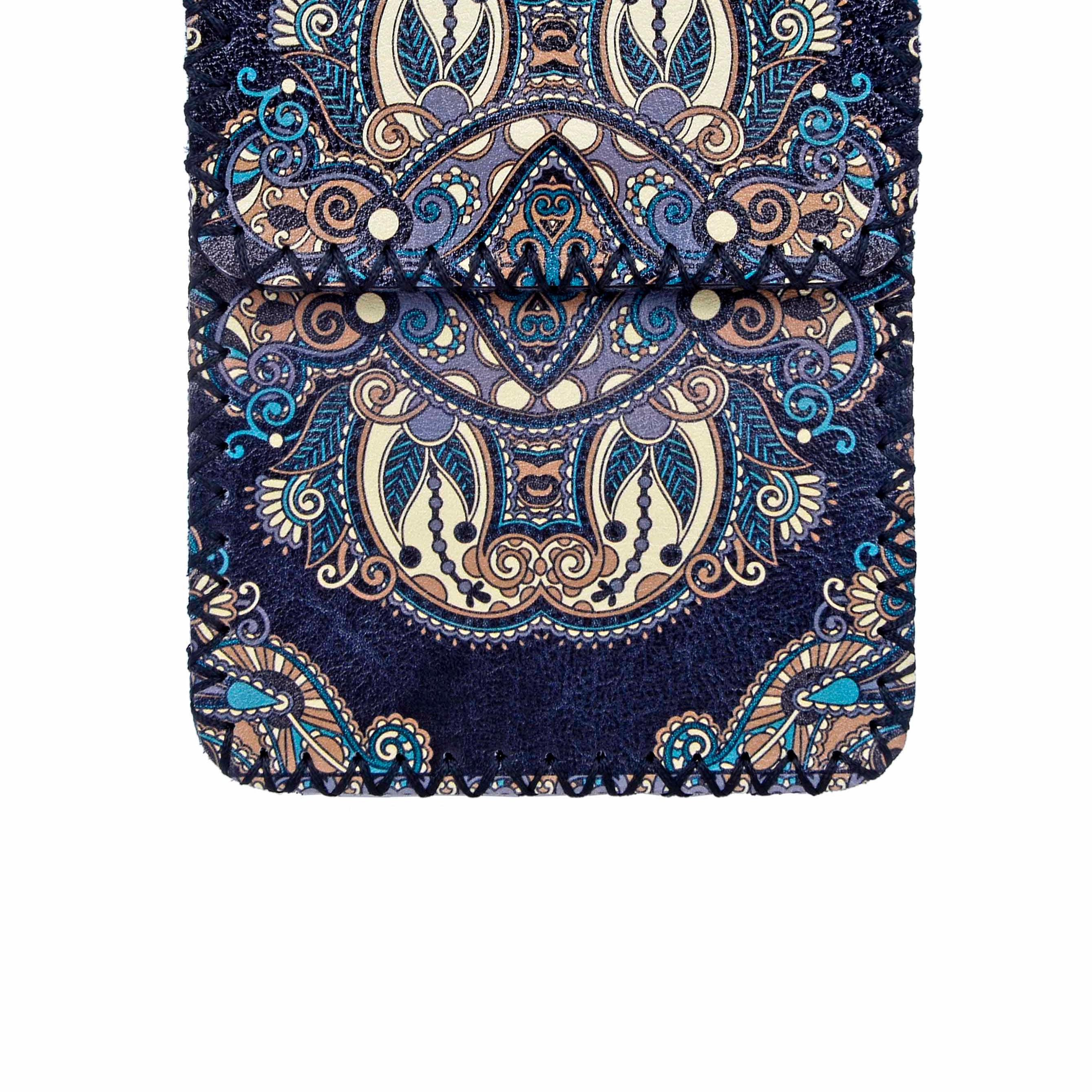Special Pattern Leatherette Phone Pouch HB0645