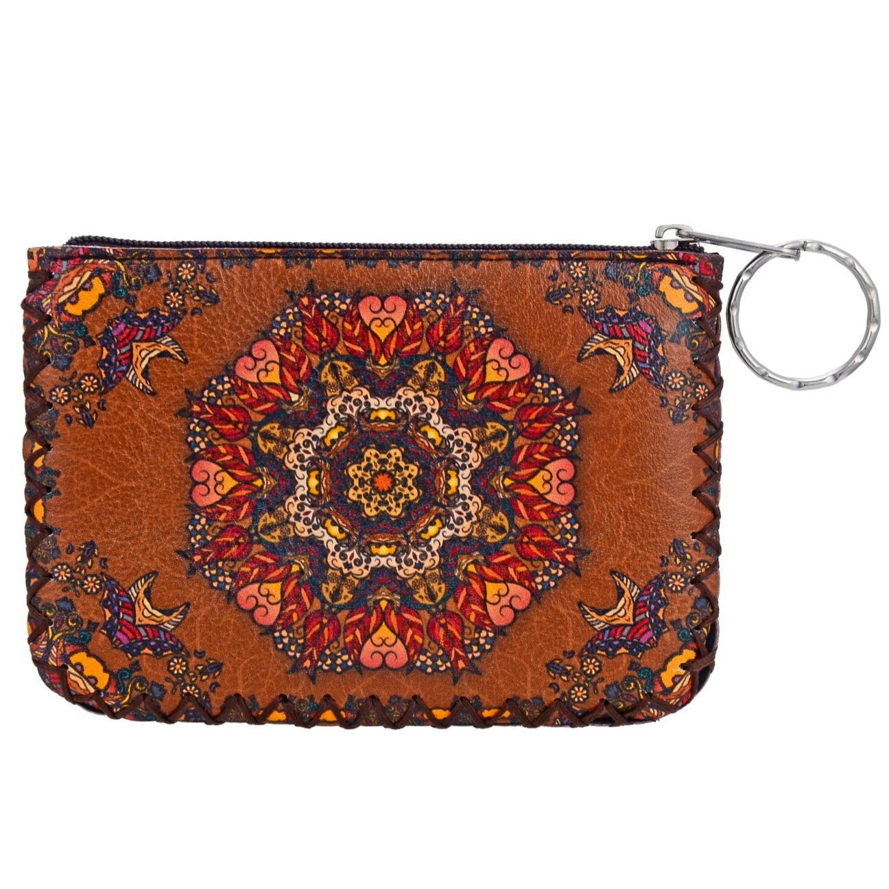 Medalion Print Hand Stitch Coin Purse HB0665 - NO.82