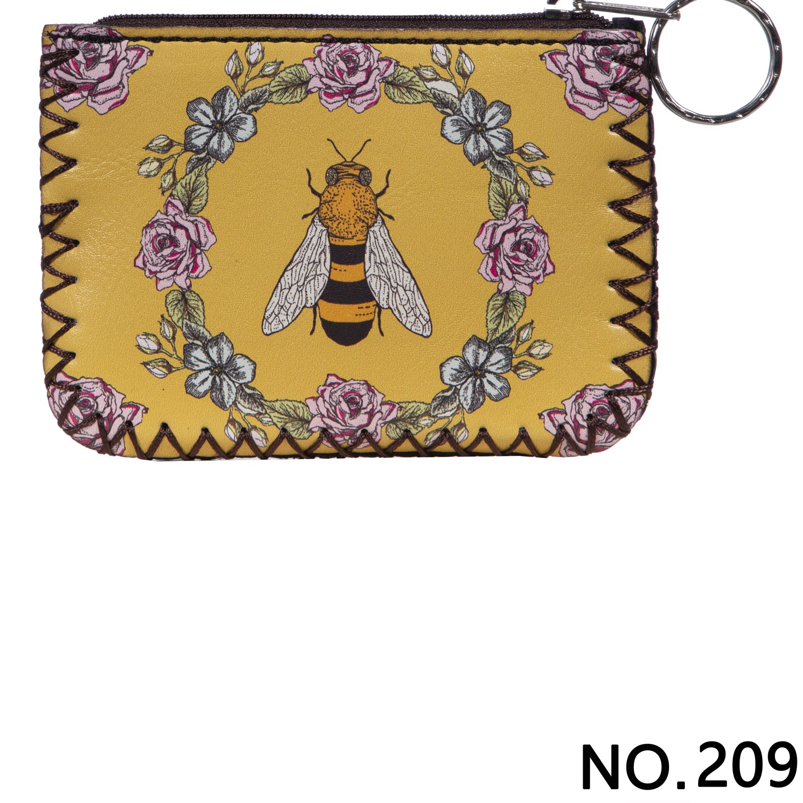 BEE Print Hand Stitch Coin Purse HB0665-NO.209