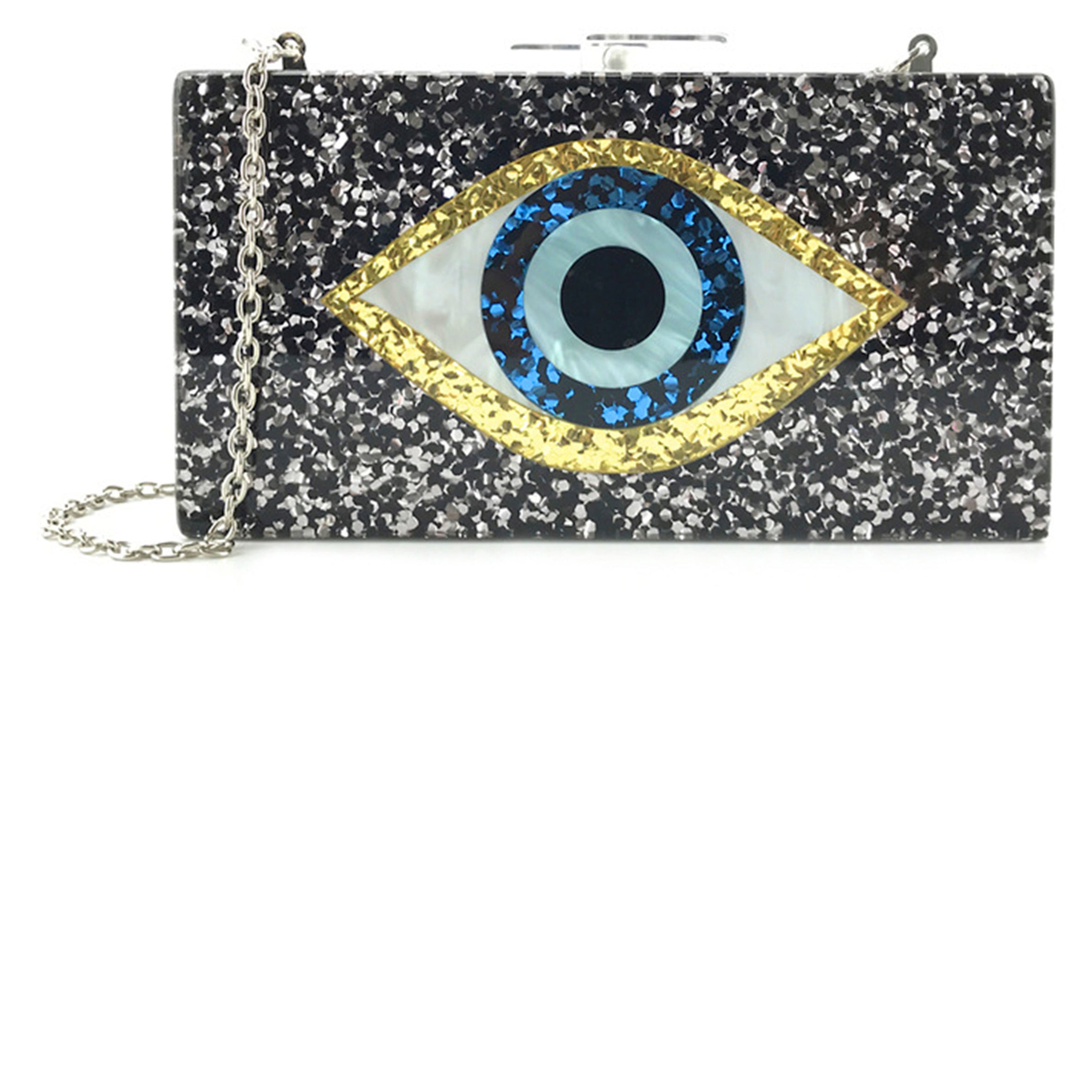 Bolsos de noche acrílicos contra el mal de ojo HB1007