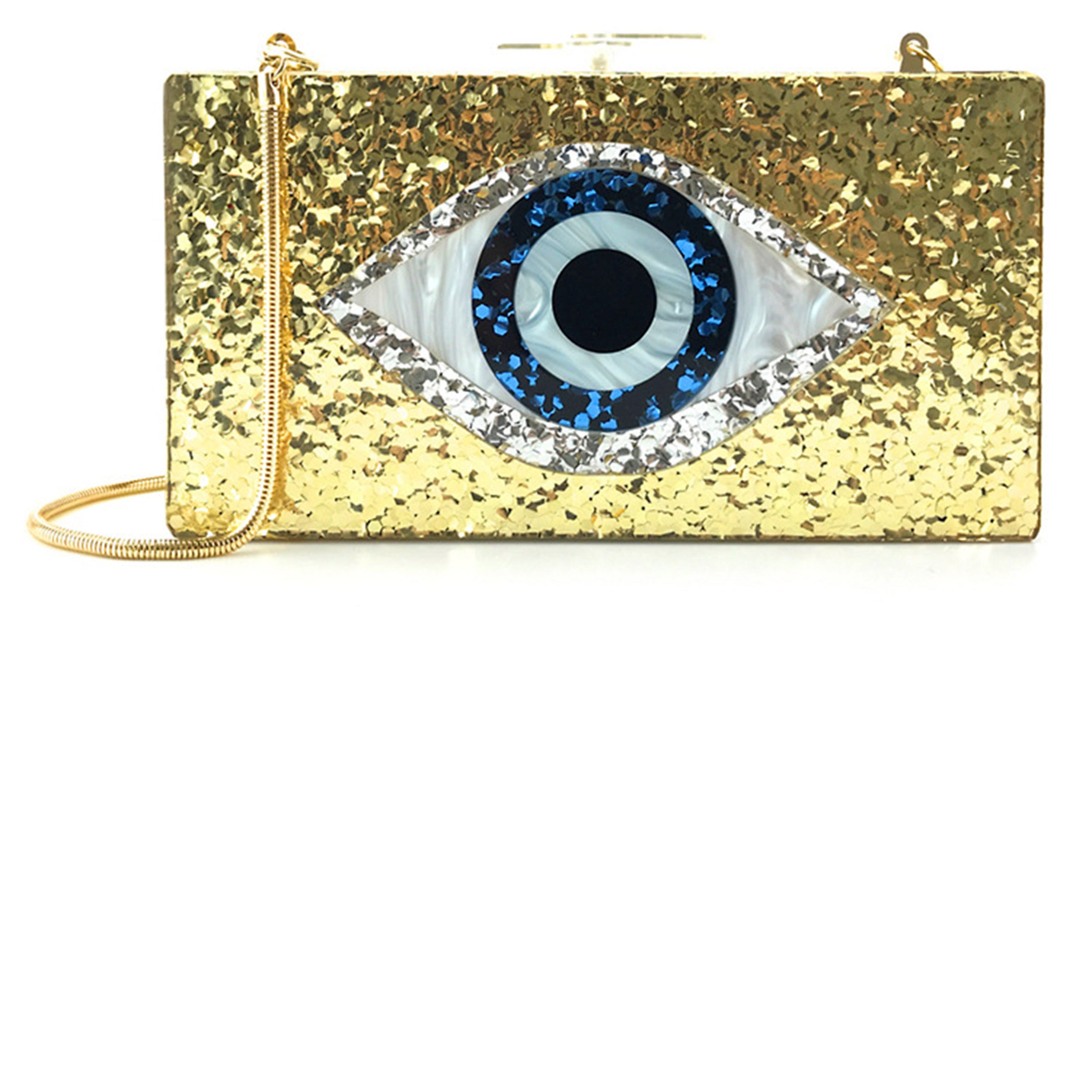 Bolsos de noche acrílicos contra el mal de ojo HB1007