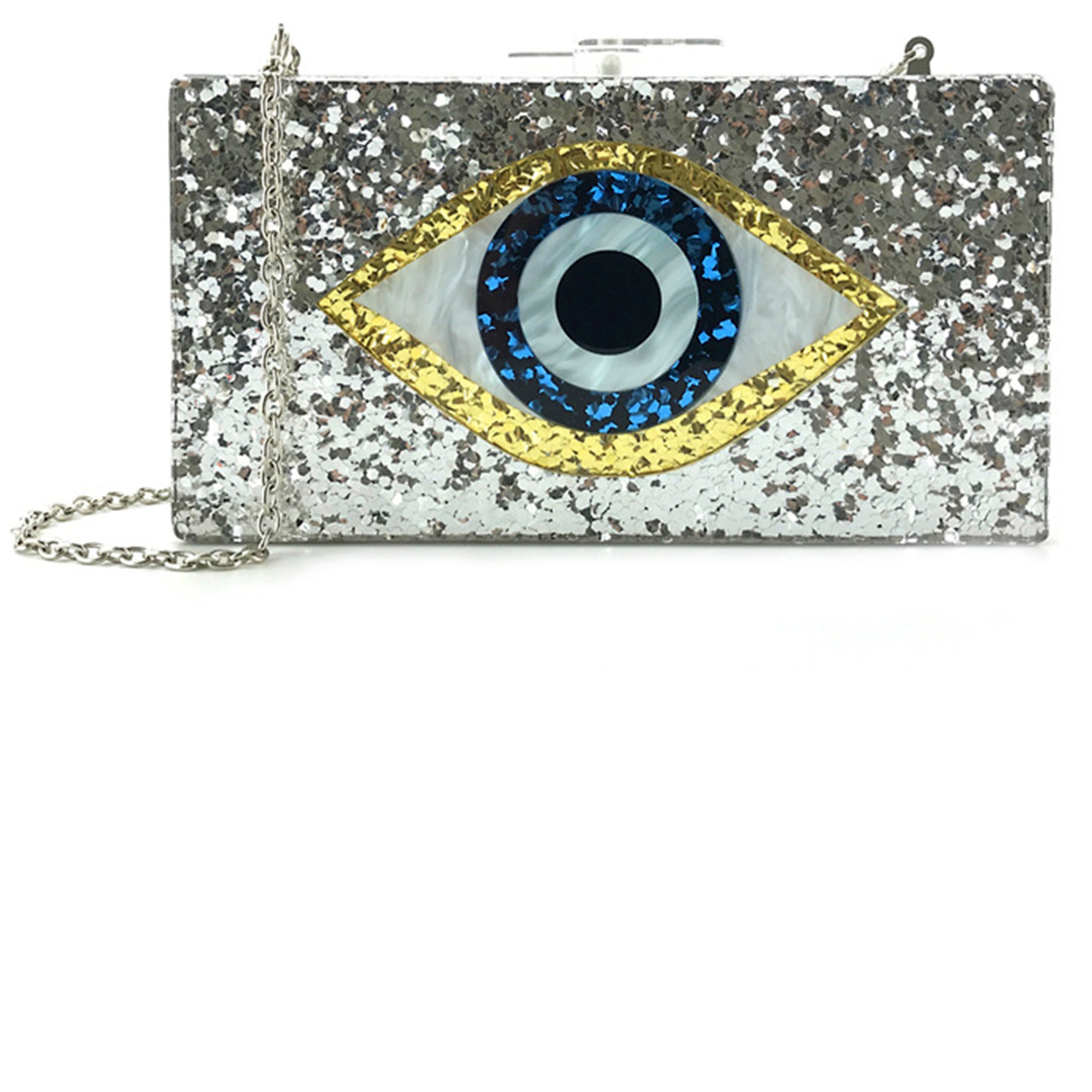 Bolsos de noche acrílicos contra el mal de ojo HB1007