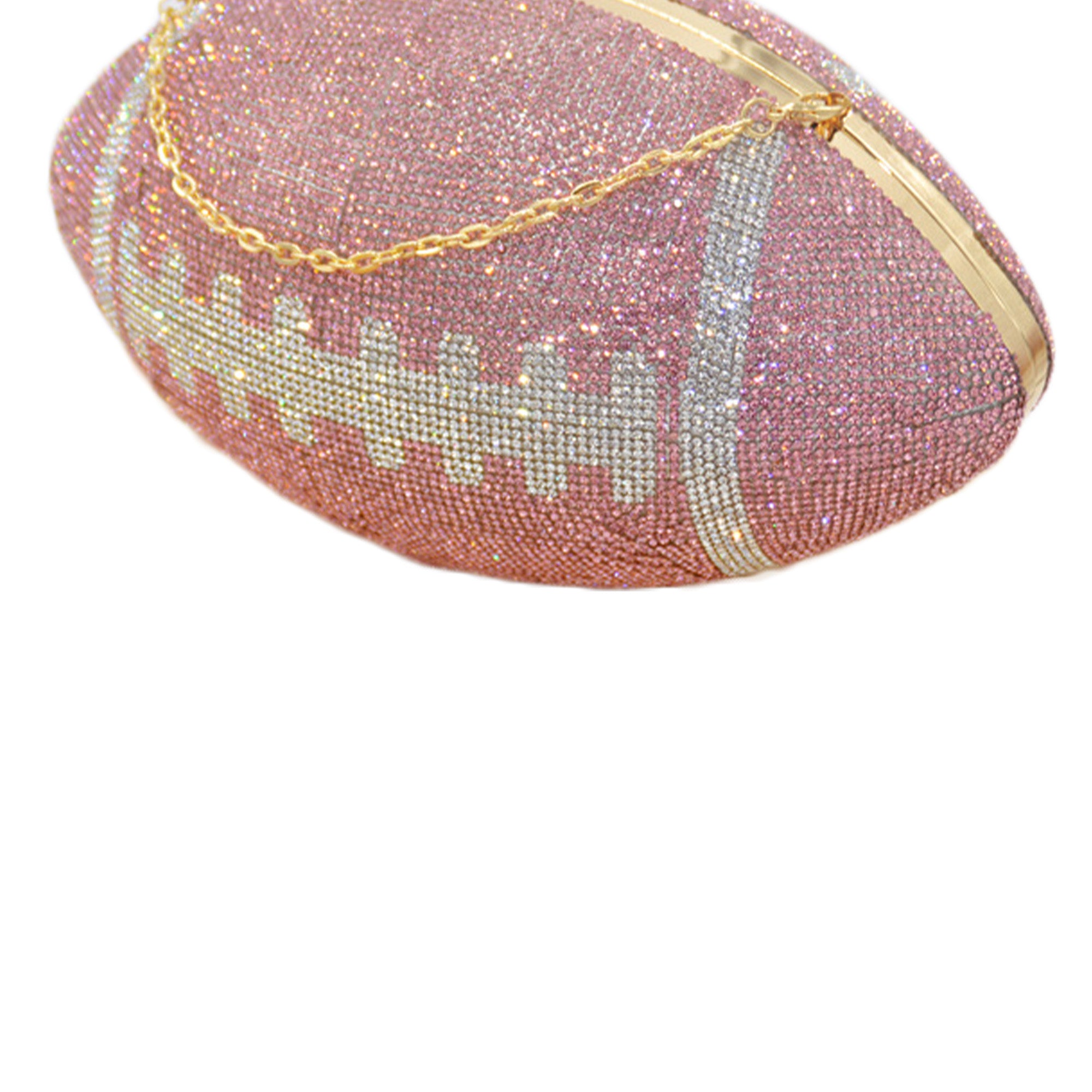 Football Rhinestone Clutch HB1115