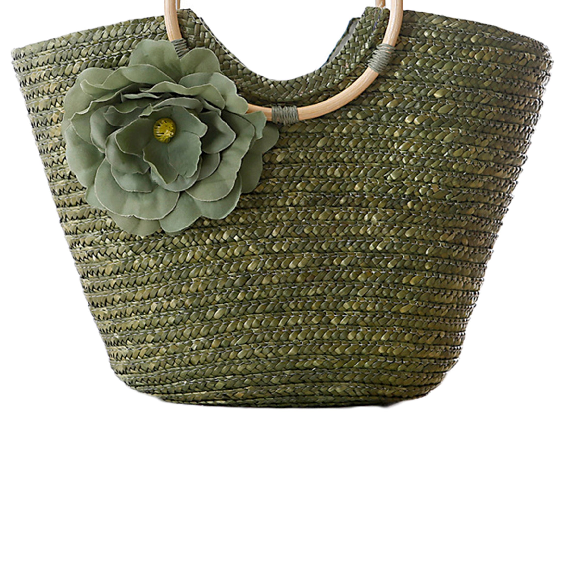 Floral Weave Tote Bag HB1213