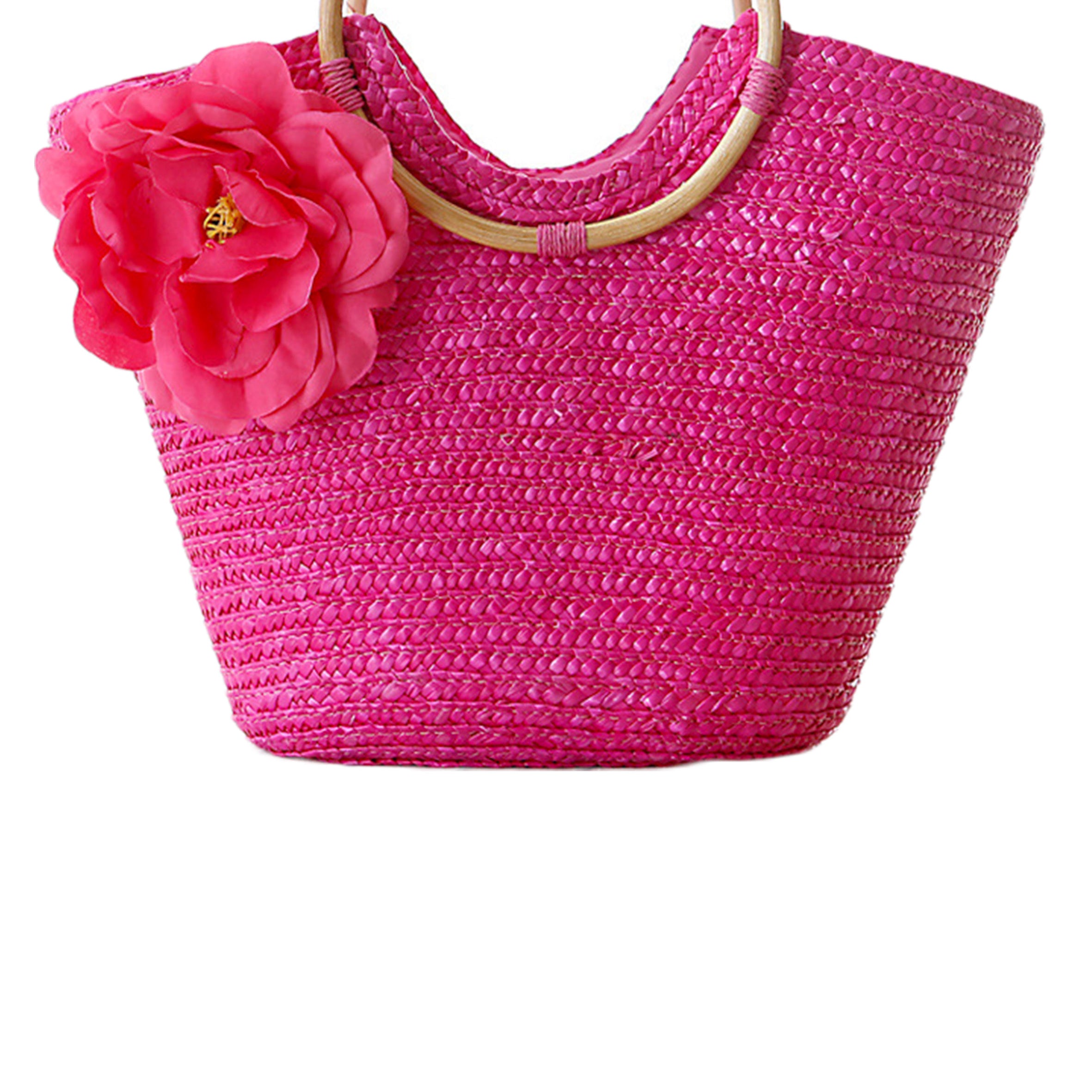 Floral Weave Tote Bag HB1213