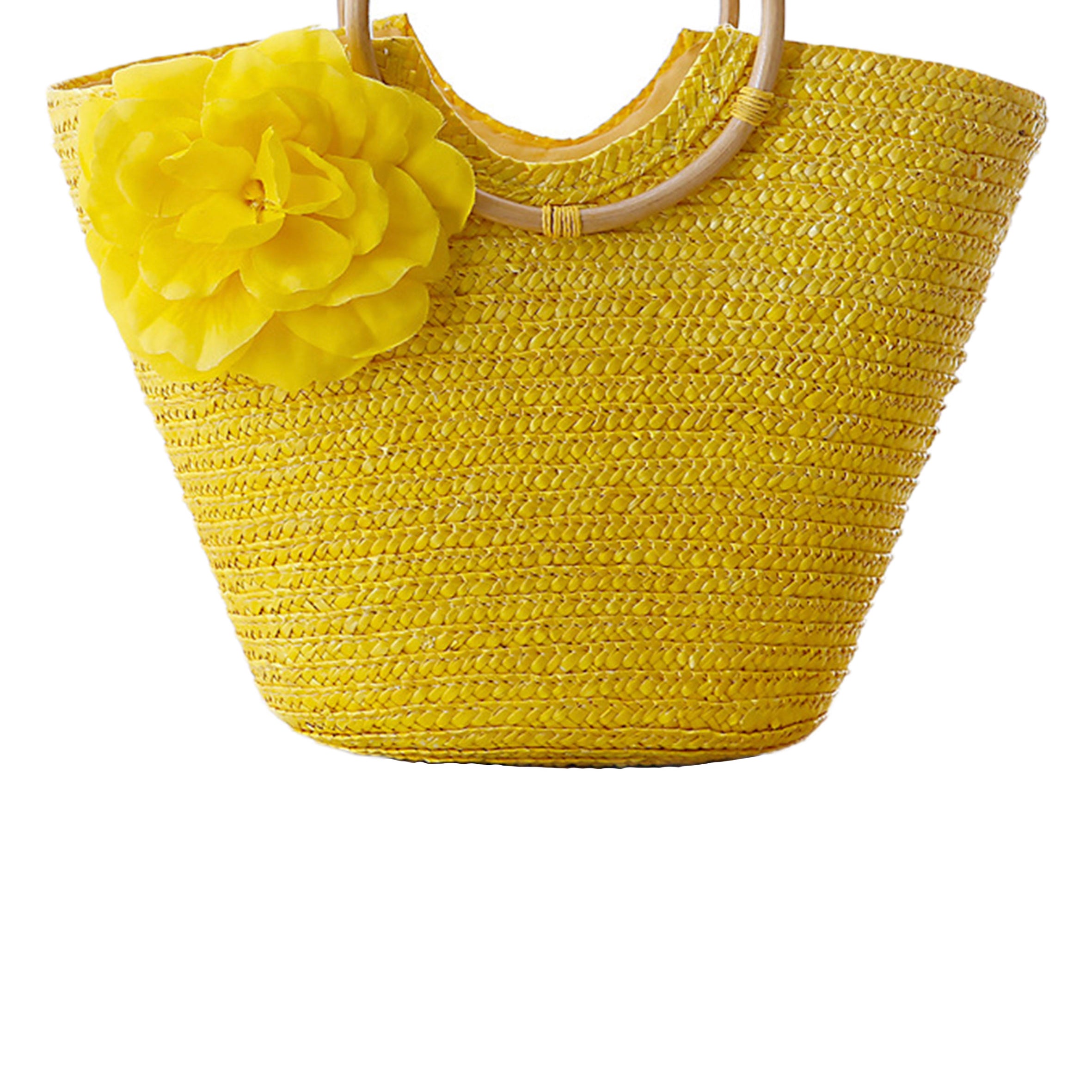 Floral Weave Tote Bag HB1213