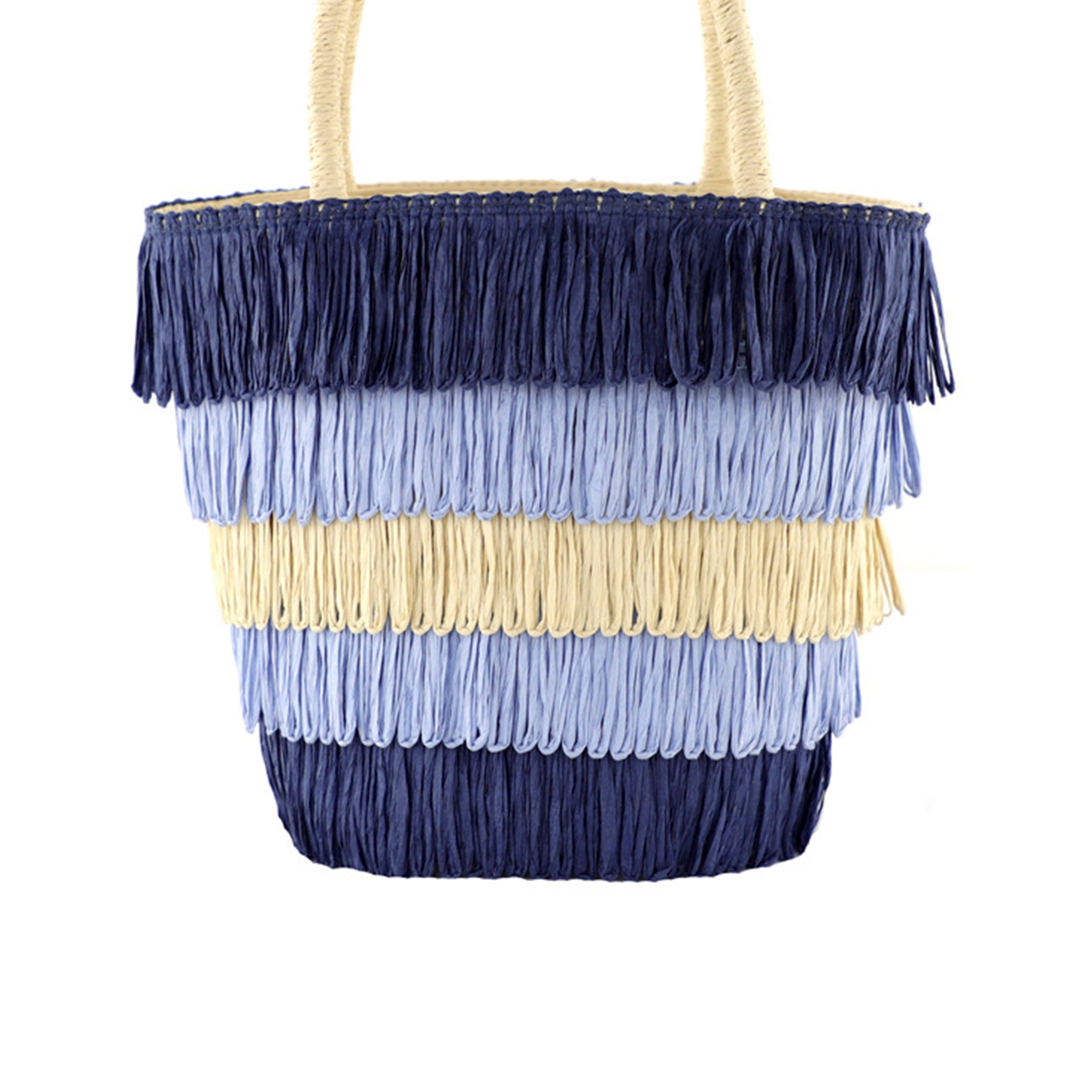 Bolso de mano con borlas trenzadas HB1221