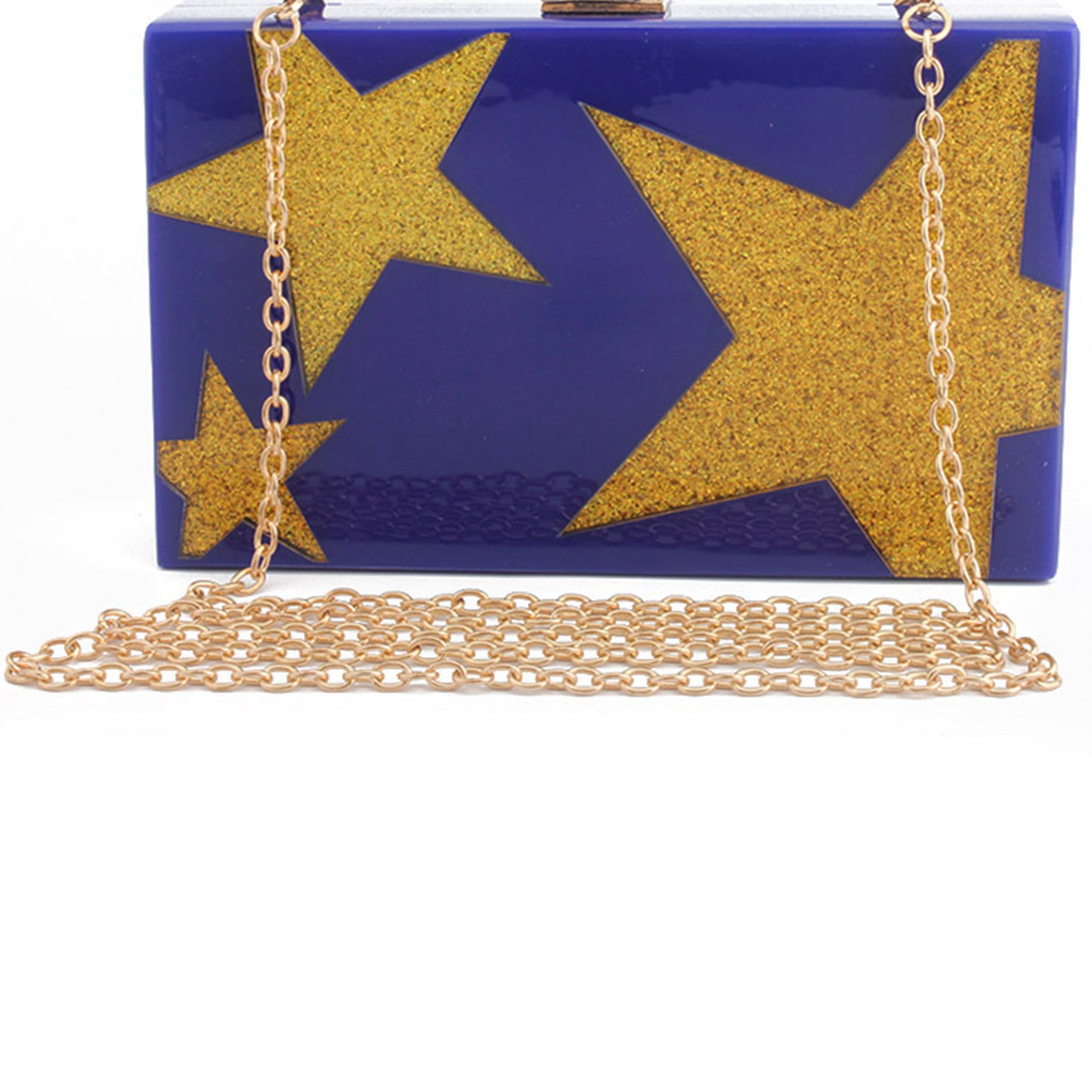 Star Acrylic Rectangle Evening Bag HB1383