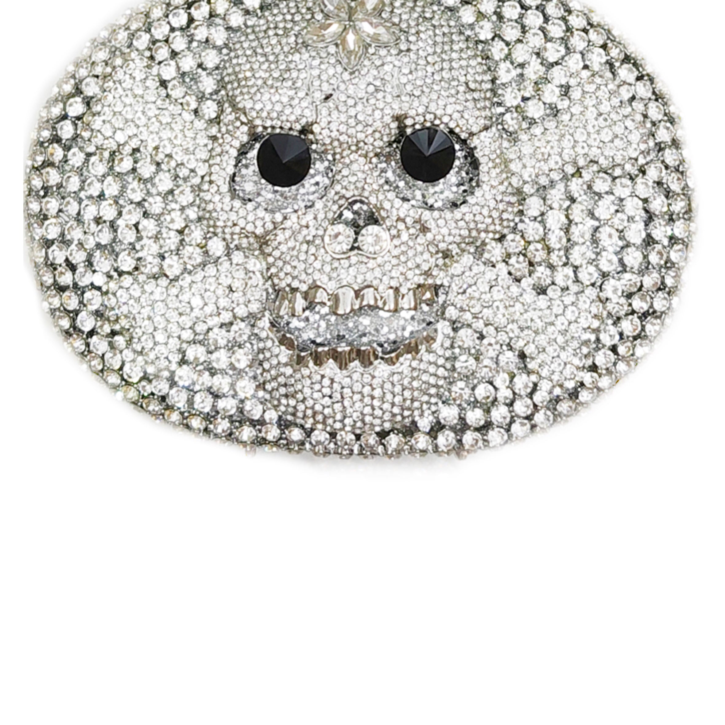 Bolso de noche con calavera y diamantes de imitación HB1504