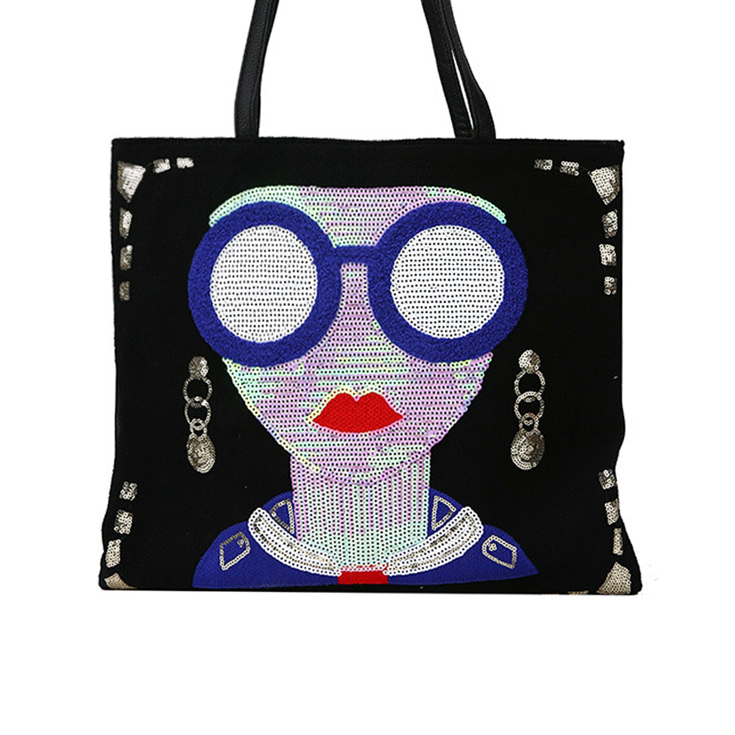 Bolso de mano con lentejuelas de Glass Lady HB1795