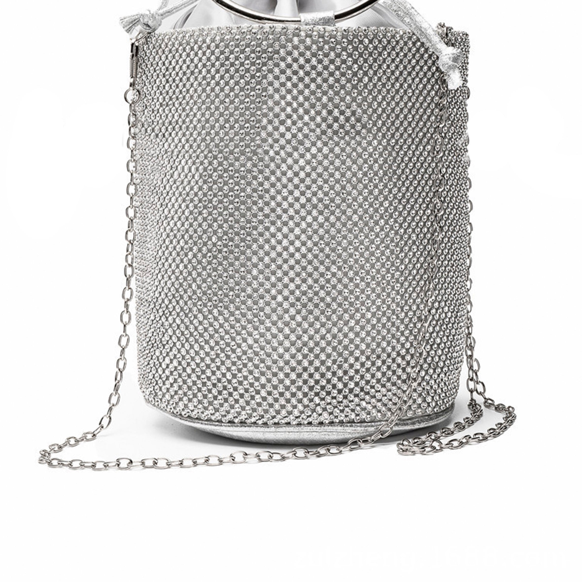 Bucket Rhinestone Evening Bag HB2251